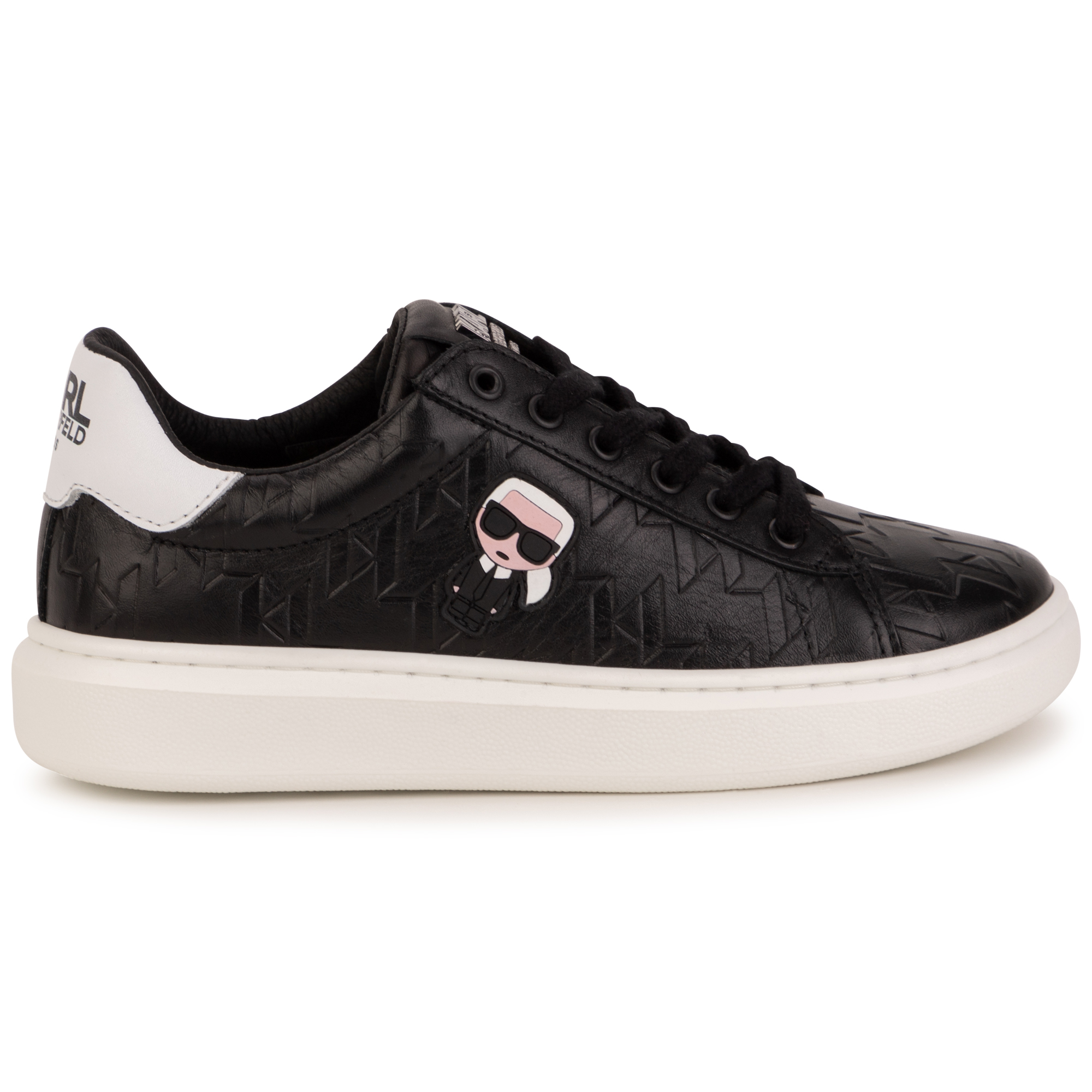 Leather trainers KARL LAGERFELD KIDS for BOY