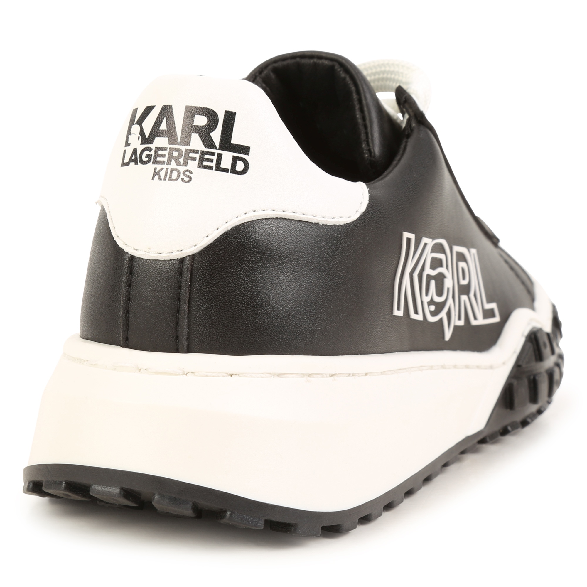 Sneakers di pelle con lacci KARL LAGERFELD KIDS Per RAGAZZO