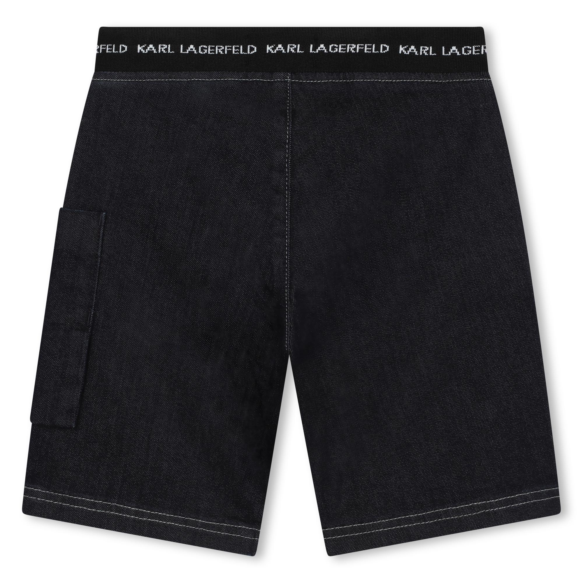 Denim Bermuda shorts KARL LAGERFELD KIDS for BOY