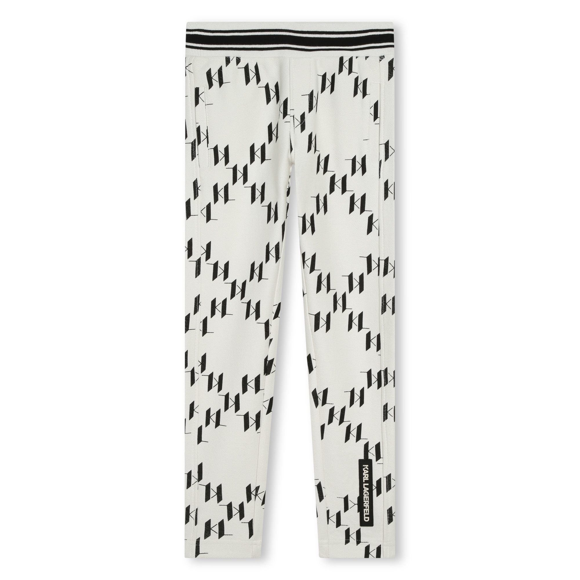 Decorative jogging trousers KARL LAGERFELD KIDS for BOY