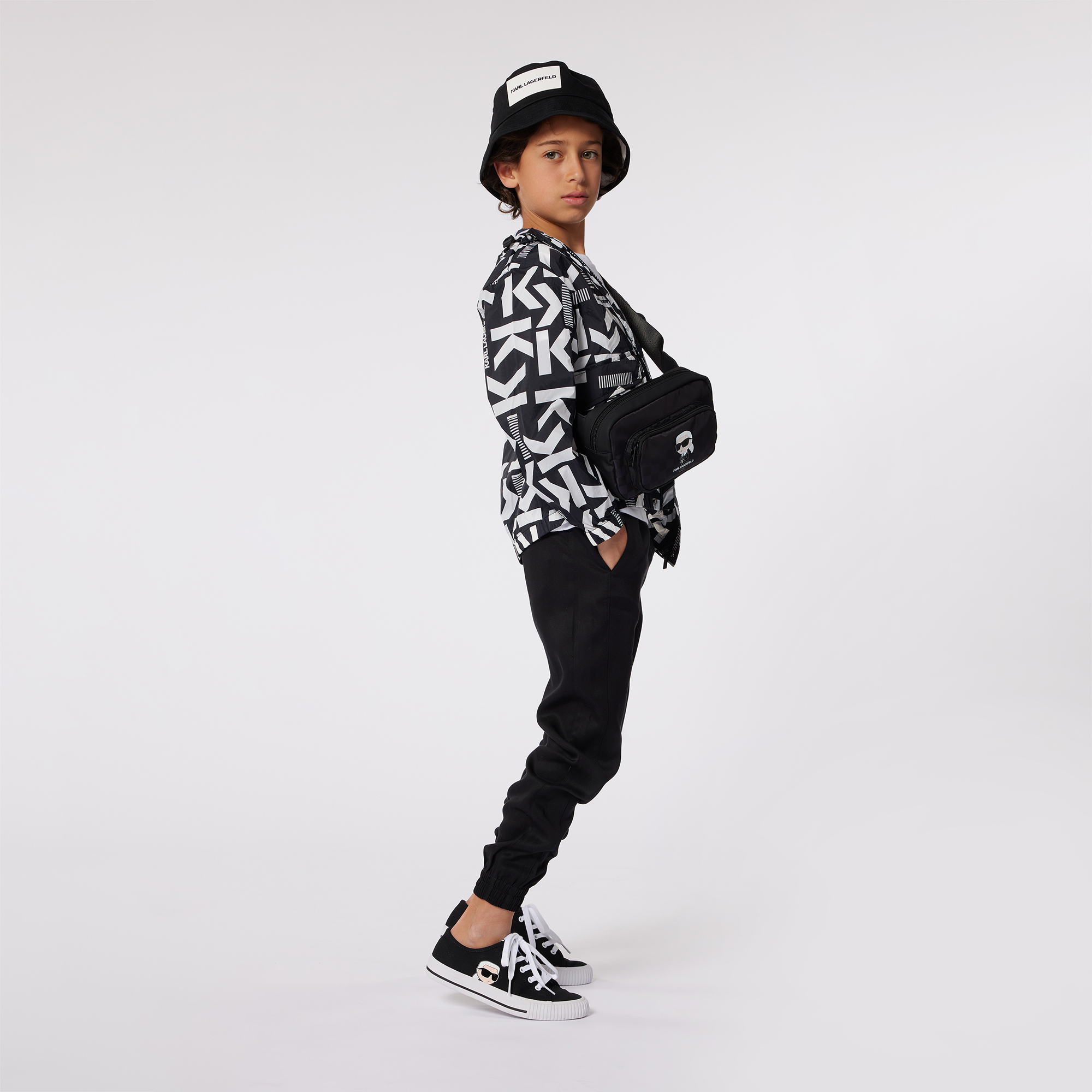 Trousers with pockets KARL LAGERFELD KIDS for BOY