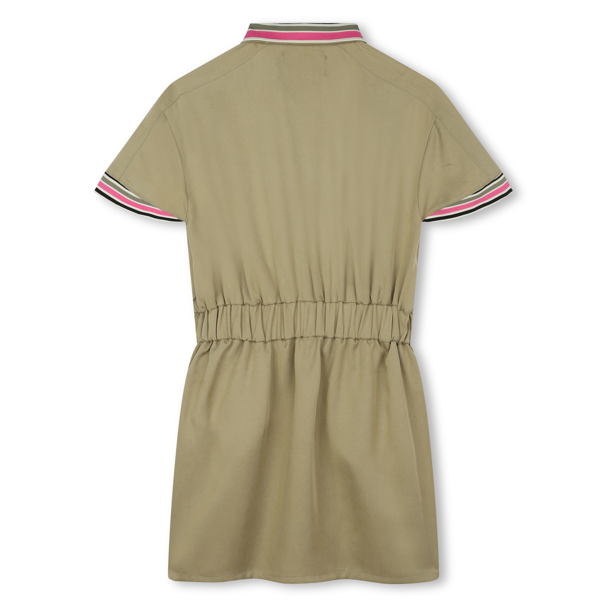 Zip-up dress with shirt collar KARL LAGERFELD KIDS for GIRL