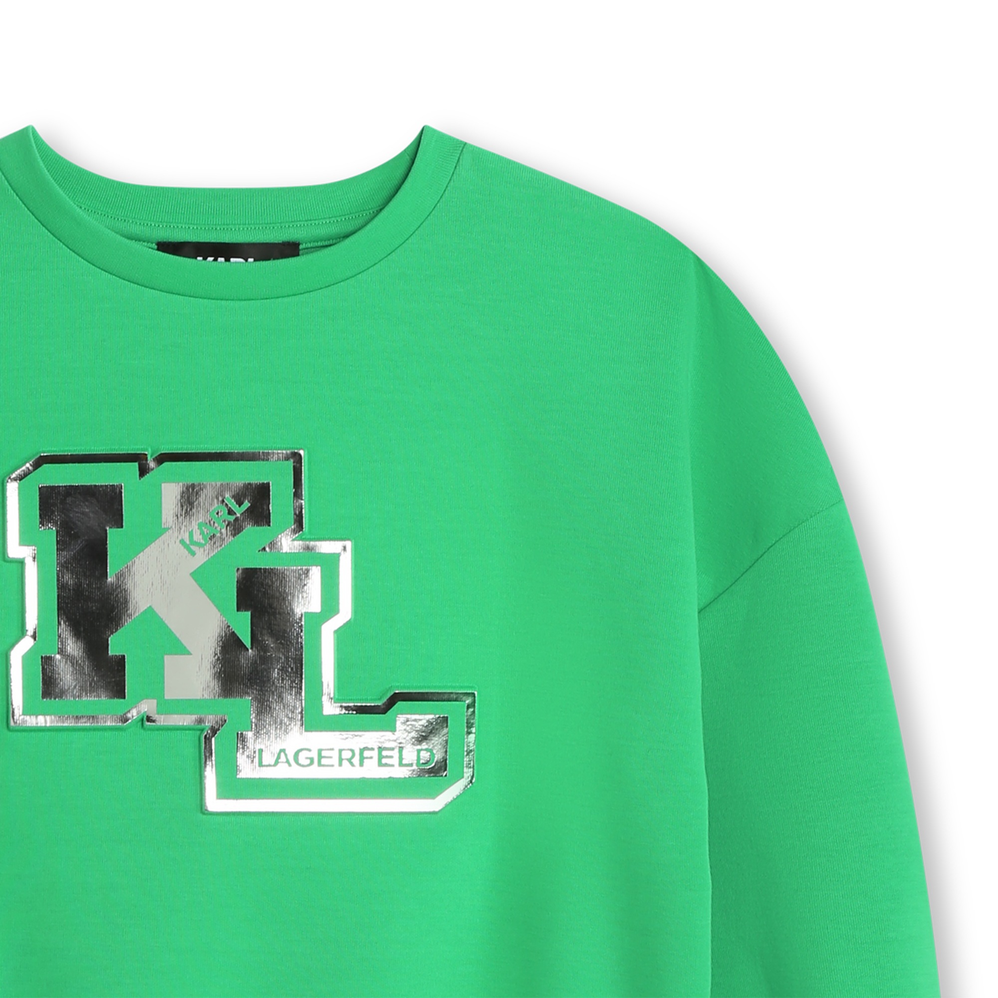 Sweat-shirt avec logo embossé KARL LAGERFELD KIDS pour FILLE