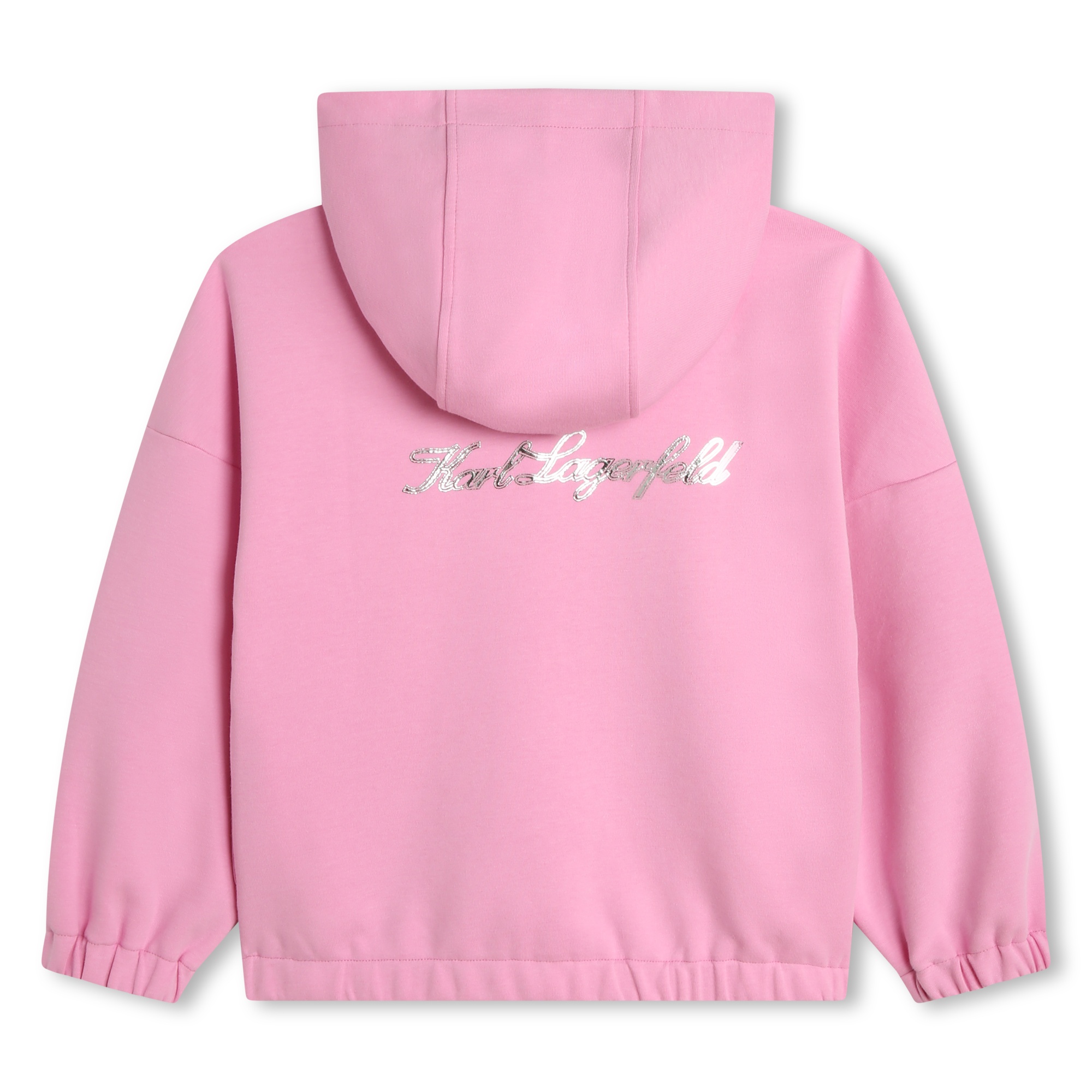 Zip-up hooded sweatshirt KARL LAGERFELD KIDS for GIRL