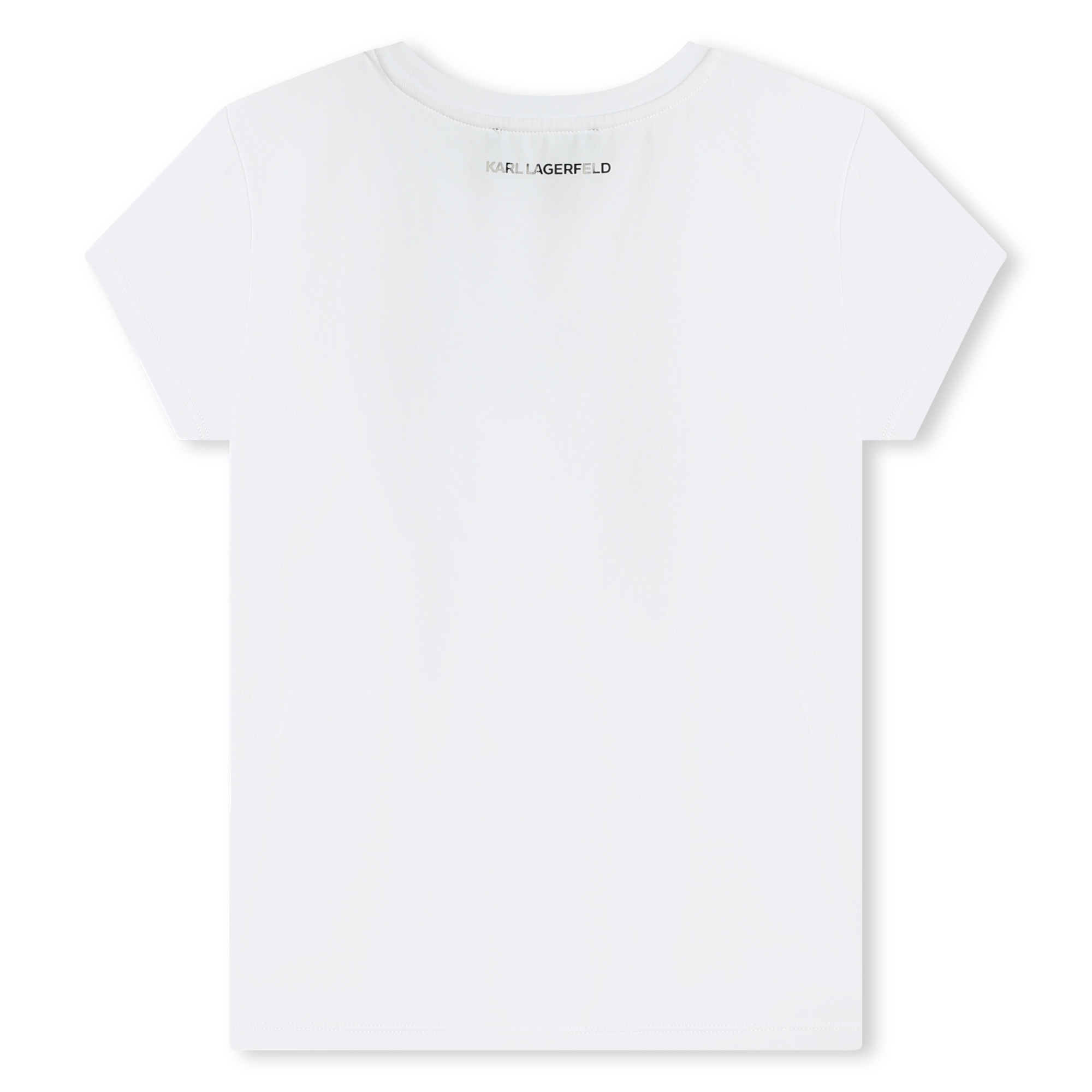 T-shirt with logo illustration KARL LAGERFELD KIDS for GIRL