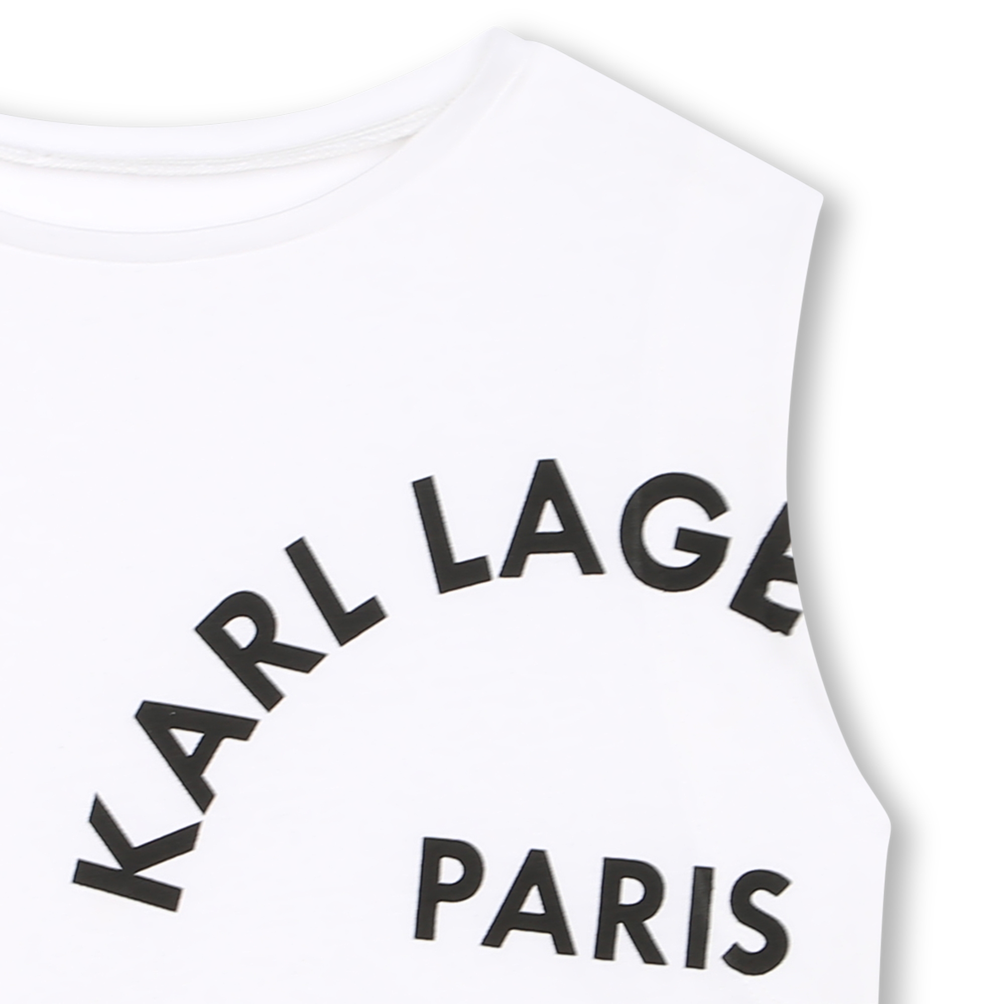 Mouwloos T-shirt met print KARL LAGERFELD KIDS Voor