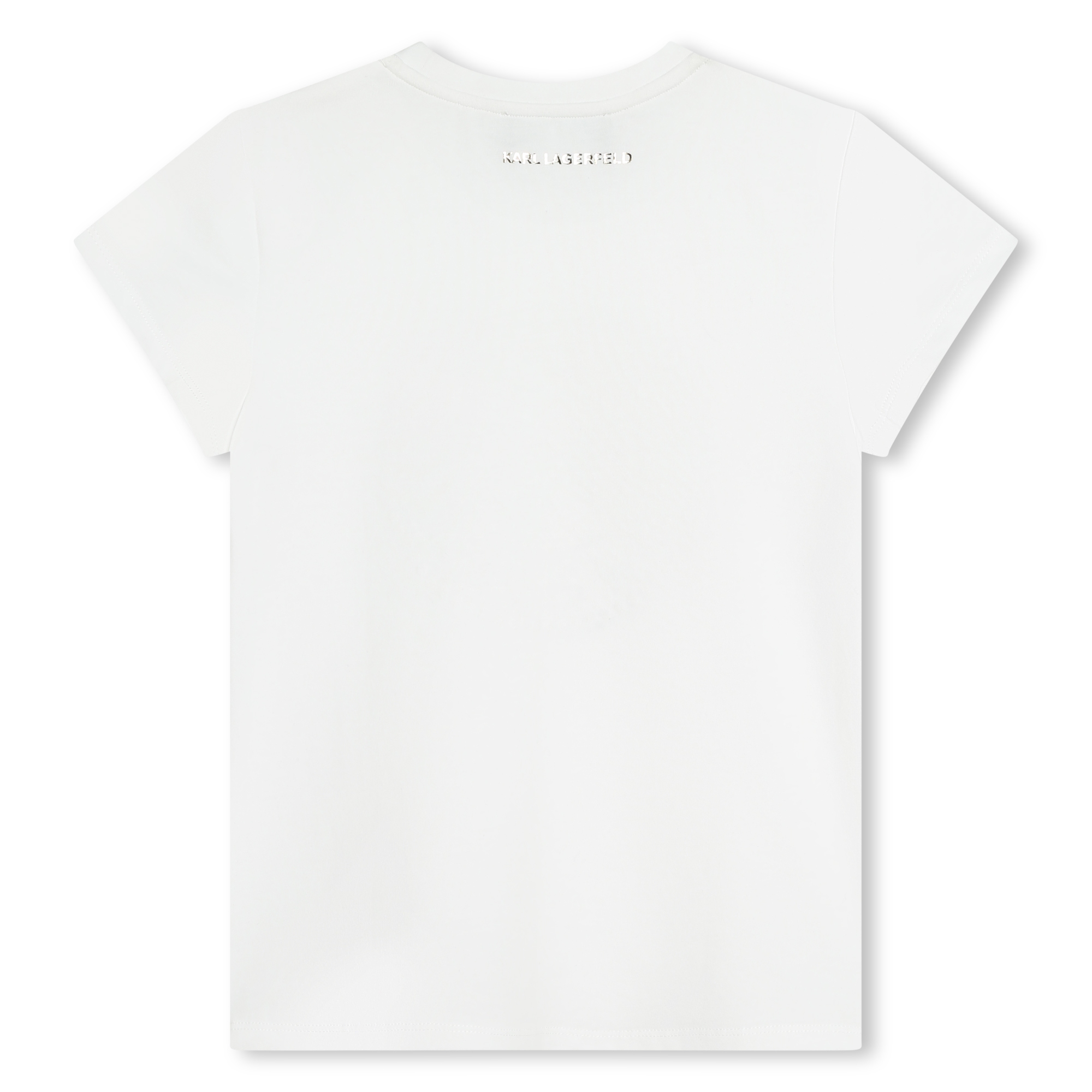 T-shirt con logo in paillettes KARL LAGERFELD KIDS Per BAMBINA