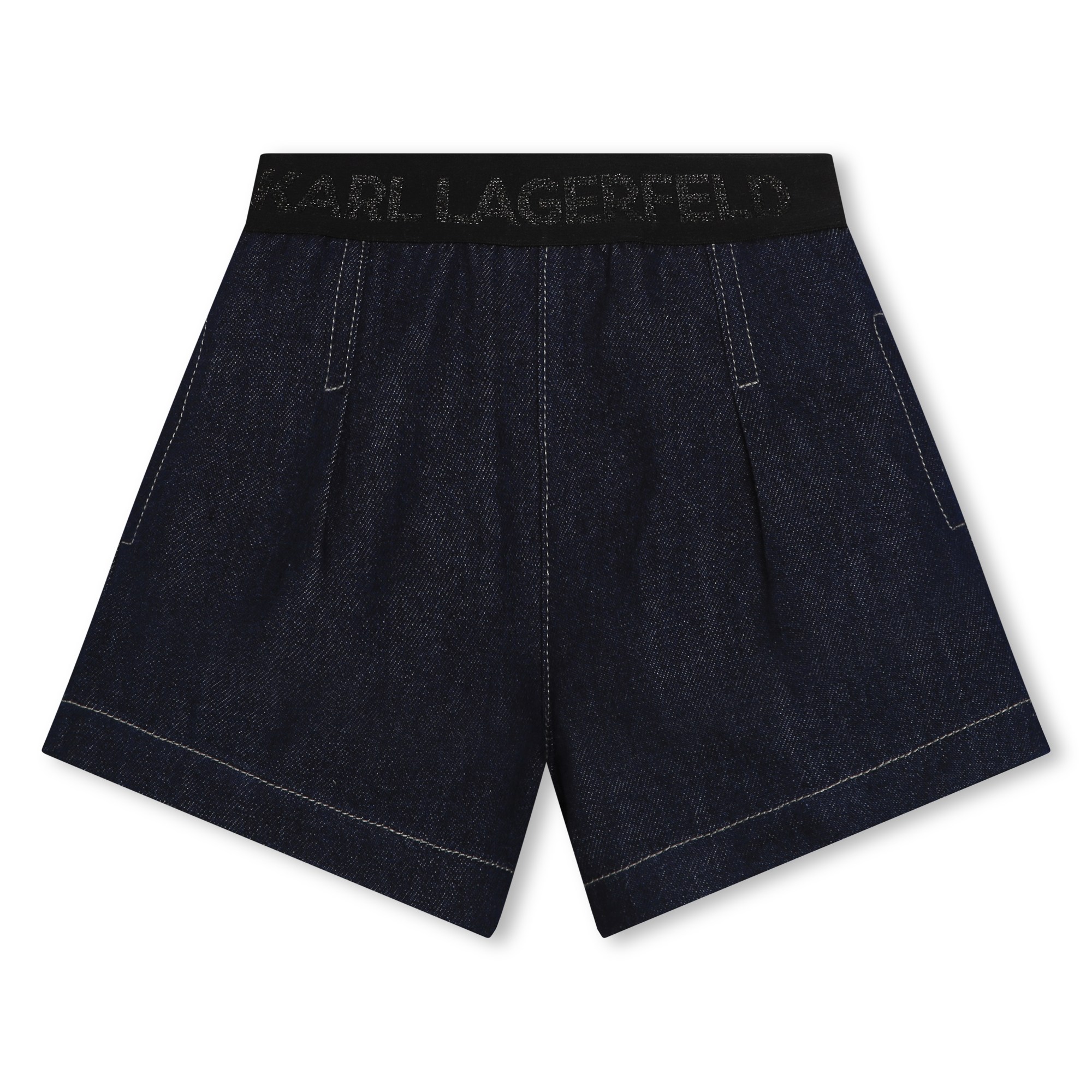 Shorts e t-shirt di jeans KARL LAGERFELD KIDS Per BAMBINA