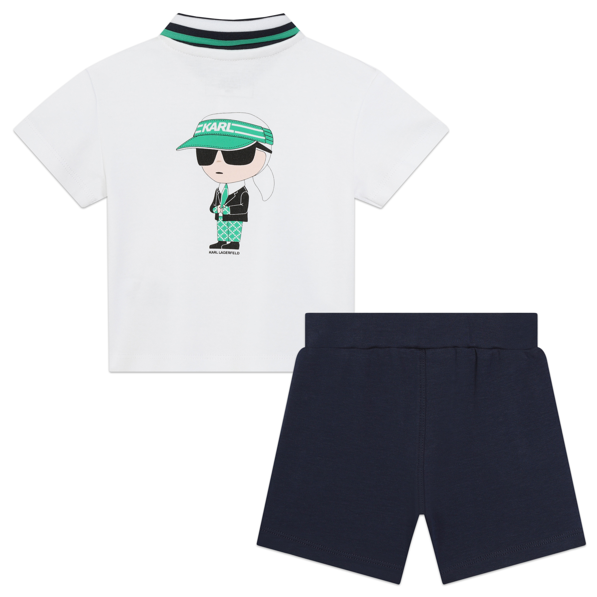 Polo and Bermuda shorts set KARL LAGERFELD KIDS for BOY