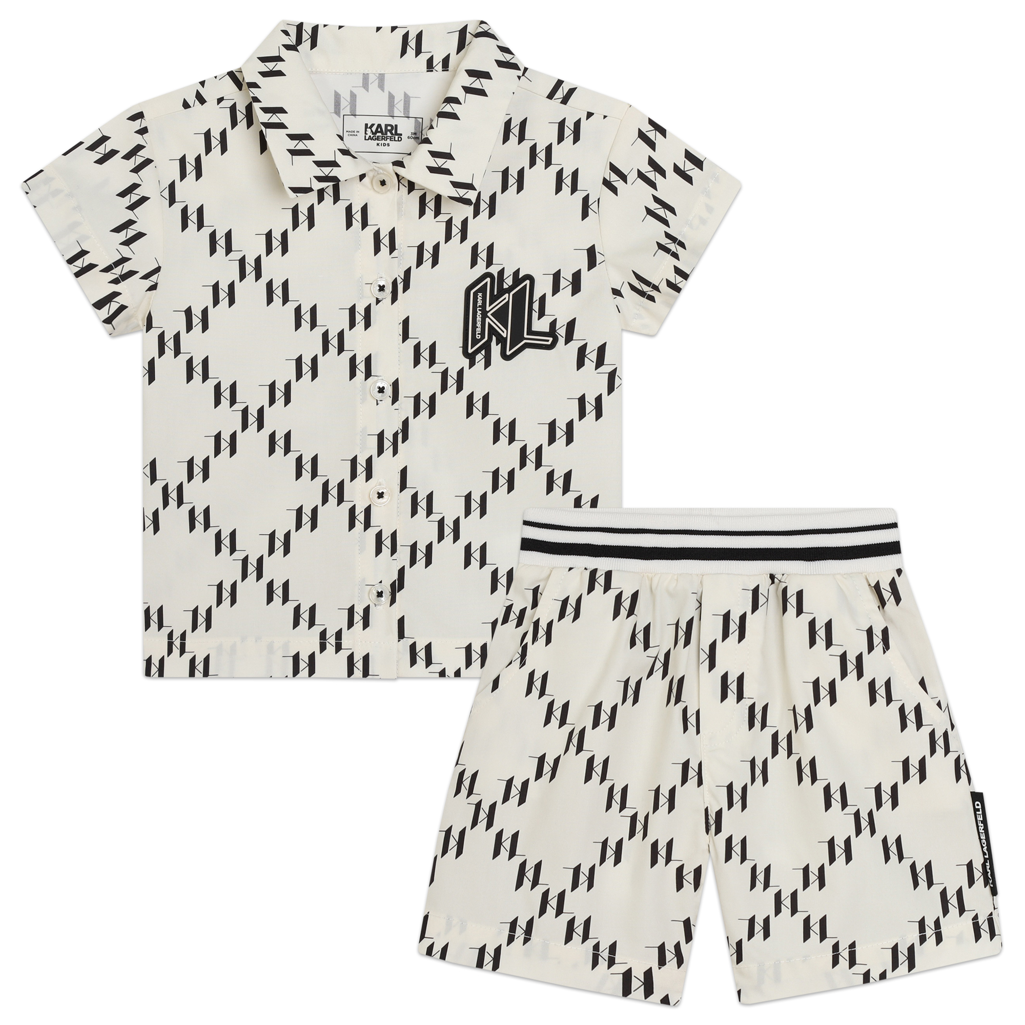 Printed shorts and shirt set KARL LAGERFELD KIDS for BOY