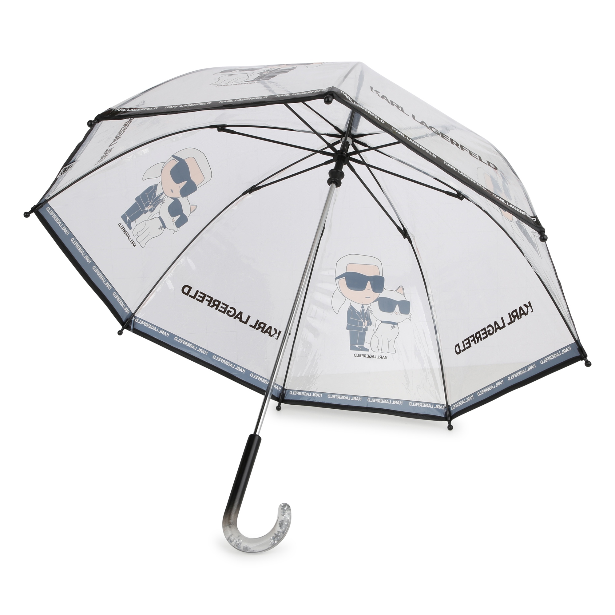 Parapluie transparent imprimé KARL LAGERFELD KIDS pour FILLE