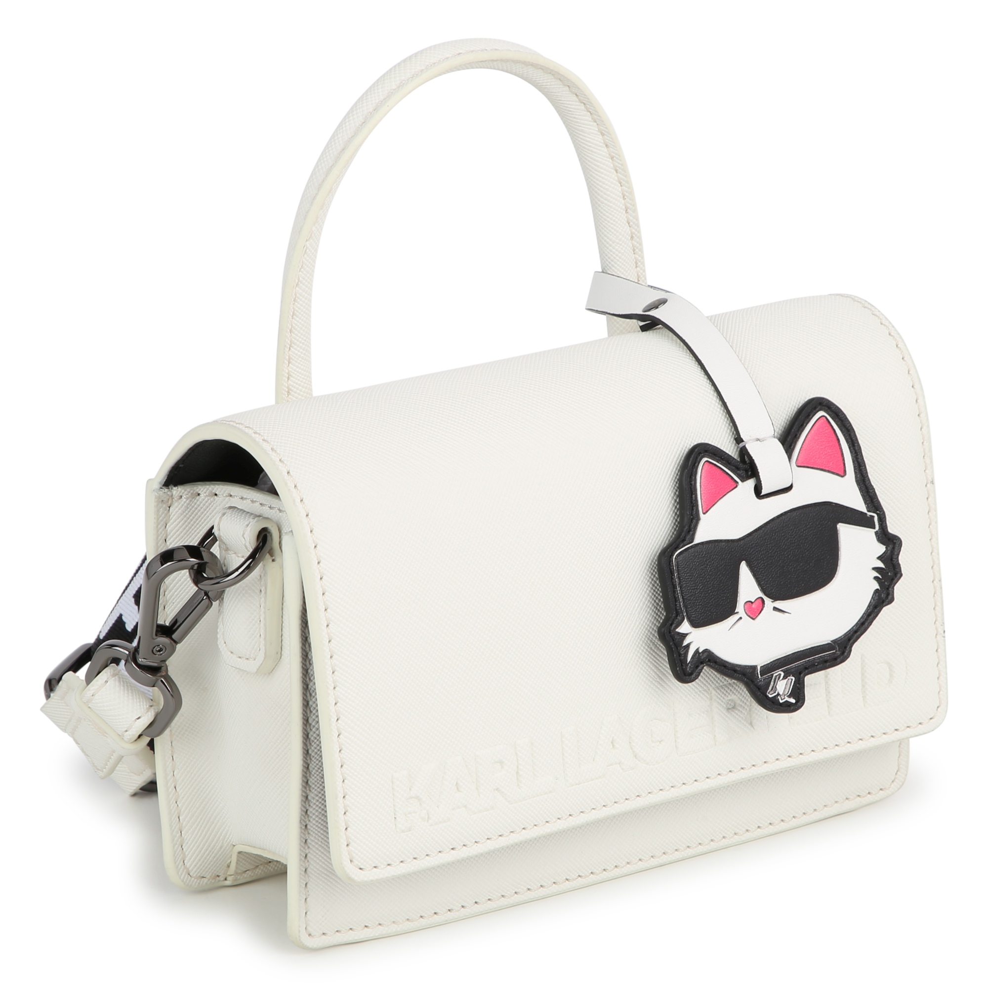 Sac bandoulière textile enduit KARL LAGERFELD KIDS pour FILLE