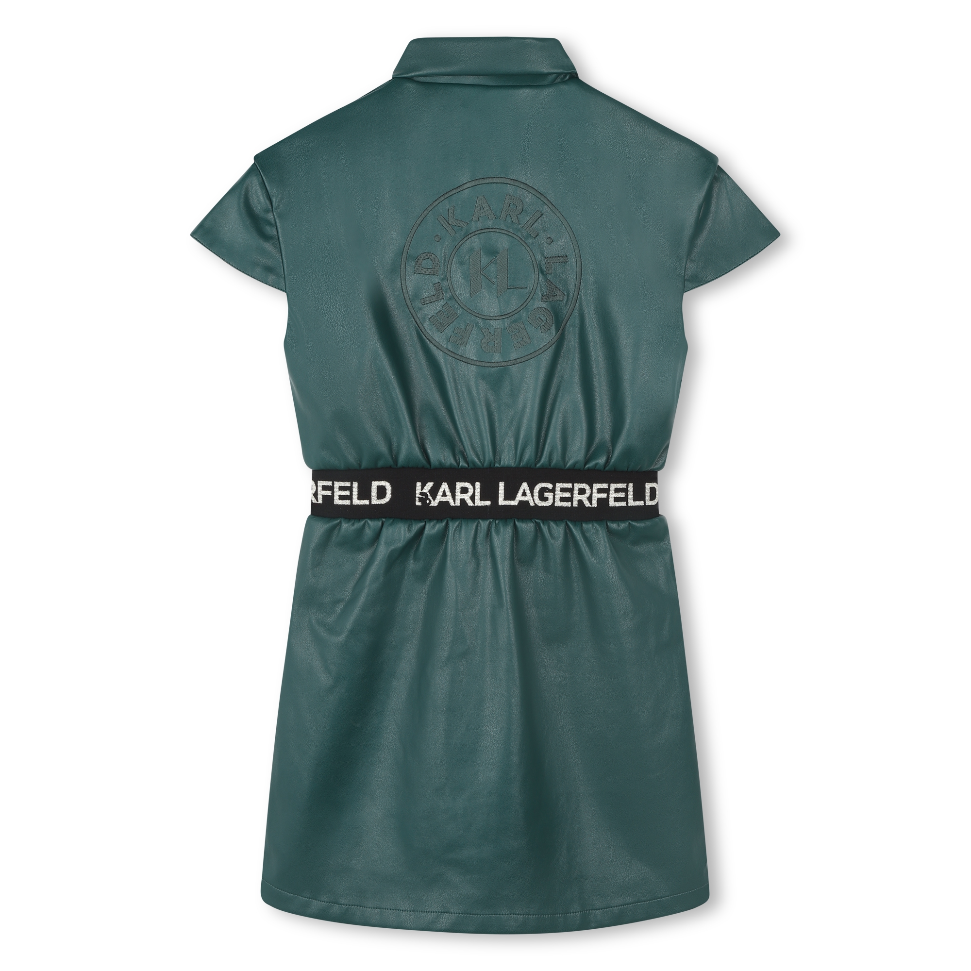 Vestido camisero de cremallera KARL LARGERFELD KIDS para NIÑA