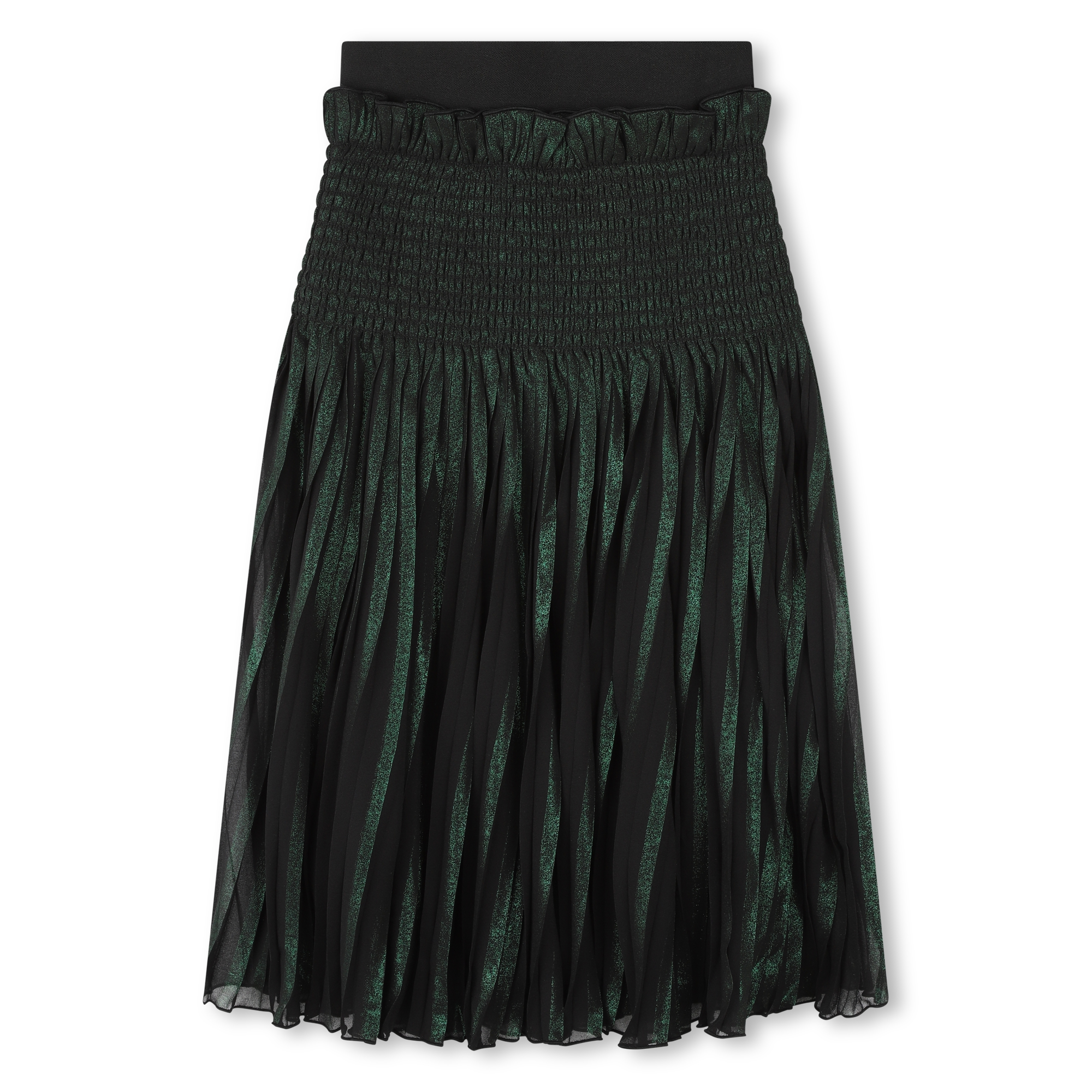 Pleated iridescent midi skirt KARL LAGERFELD KIDS for GIRL