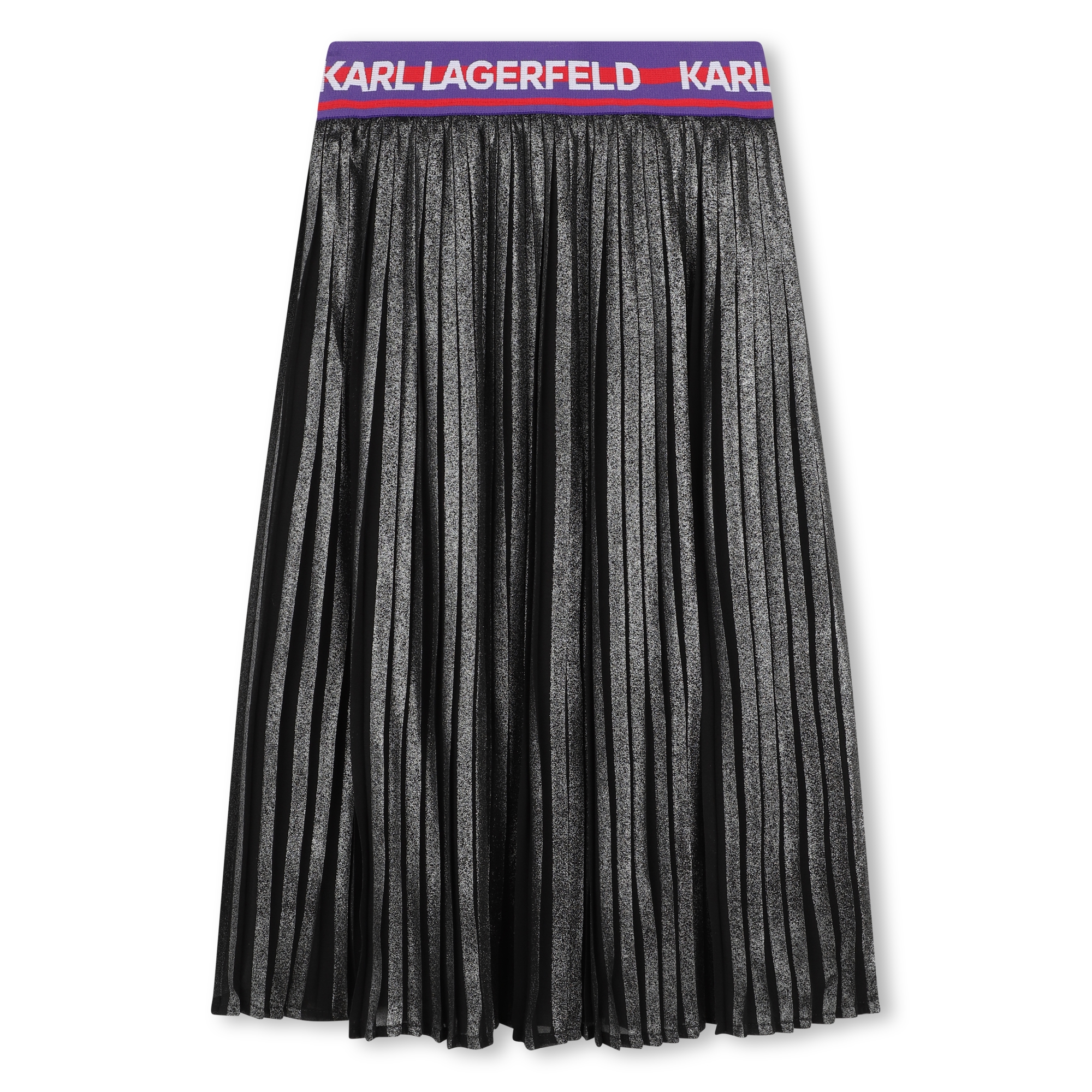 Jupe midi plissée KARL LAGERFELD KIDS pour FILLE