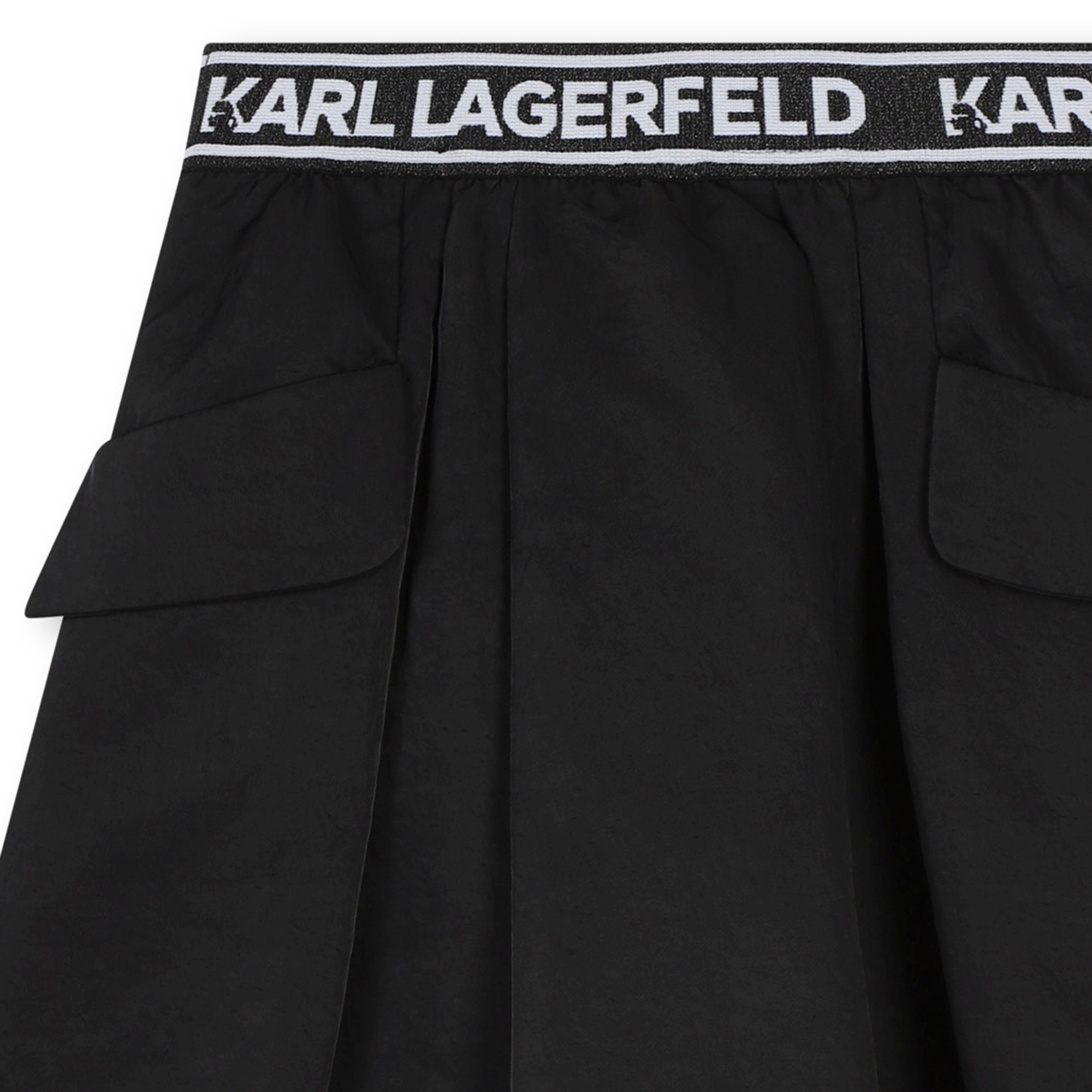 Halflange uitlopende rok KARL LAGERFELD KIDS Voor