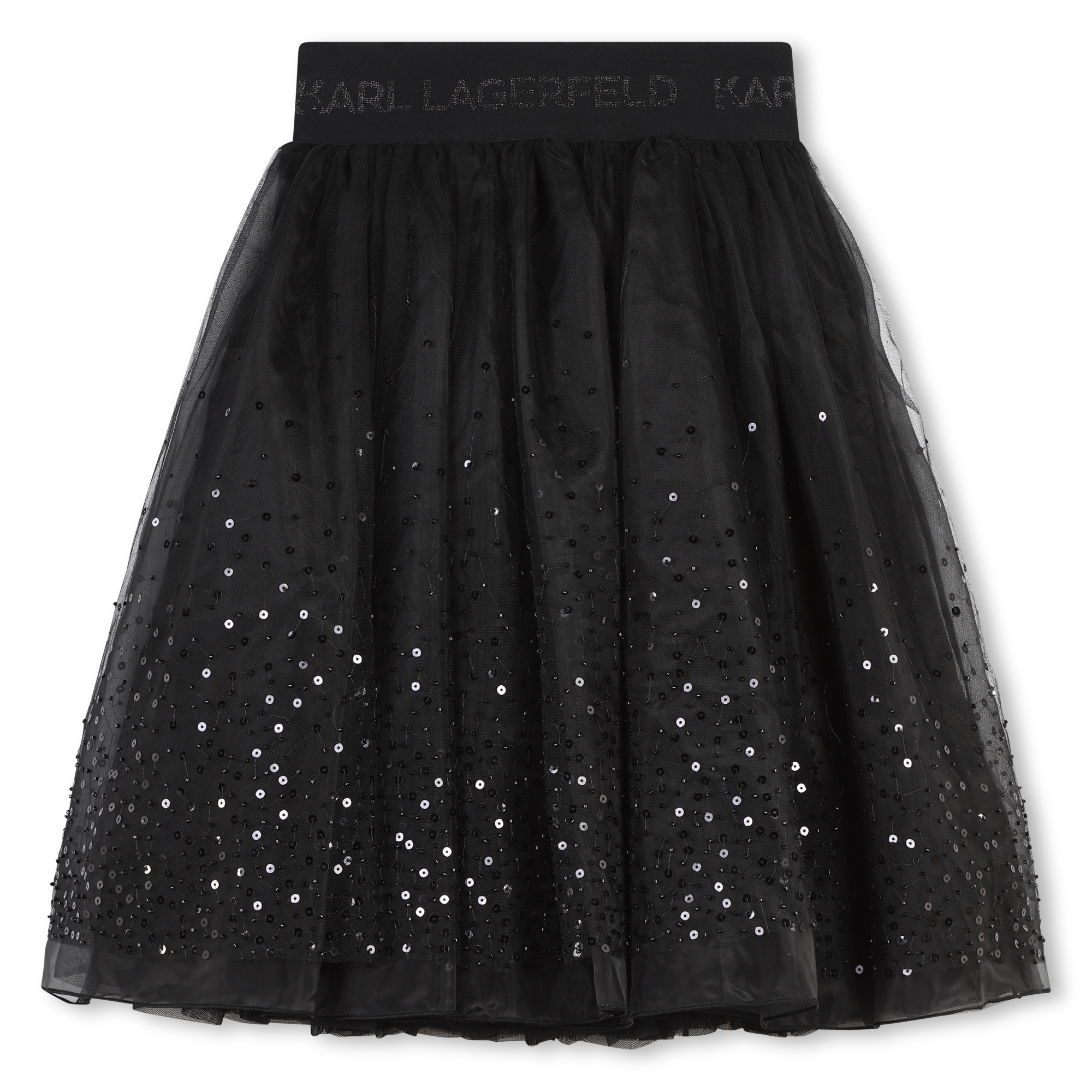 Falda de tul con lentejuelas KARL LARGERFELD KIDS para NIÑA