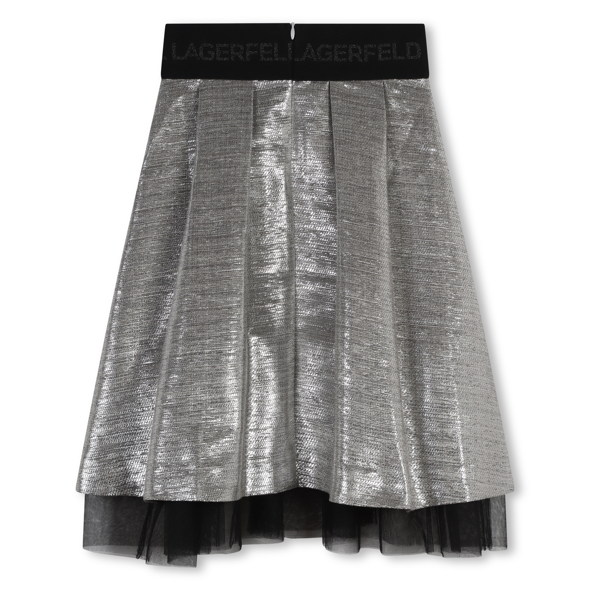 Metallic midi skirt KARL LAGERFELD KIDS for GIRL