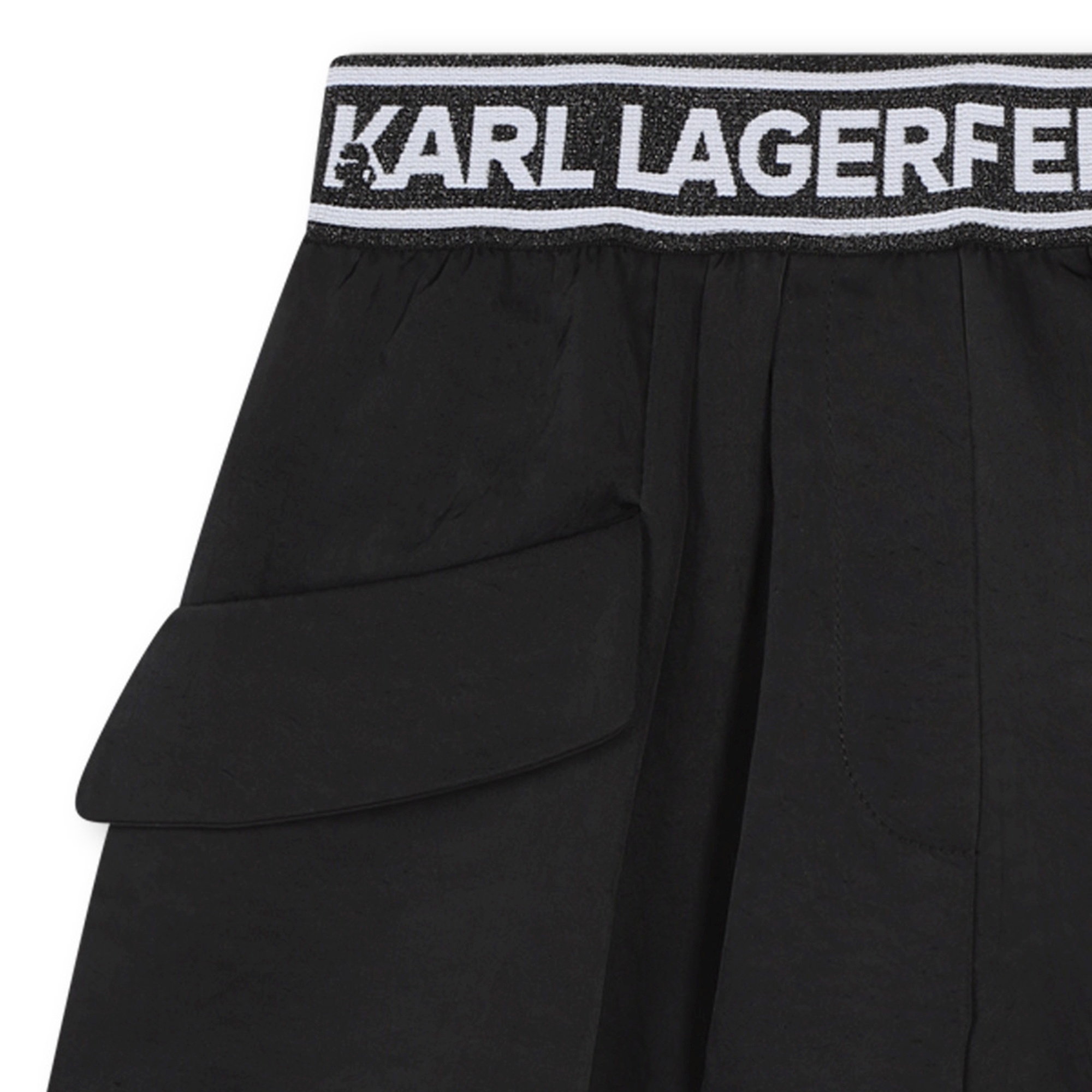 Fluid shorts with pockets KARL LAGERFELD KIDS for GIRL