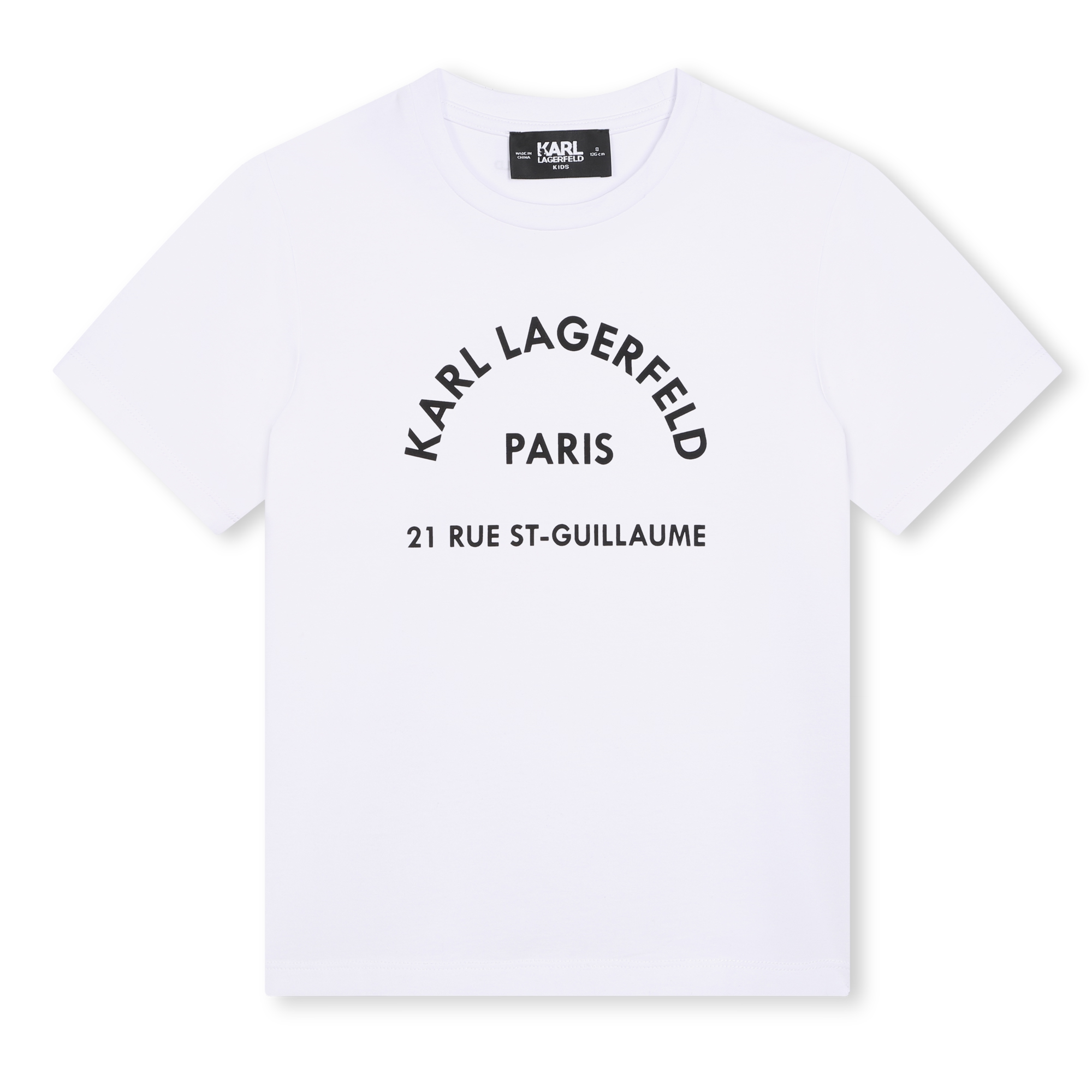 T-shirt con stampa applicata KARL LAGERFELD KIDS Per BAMBINA