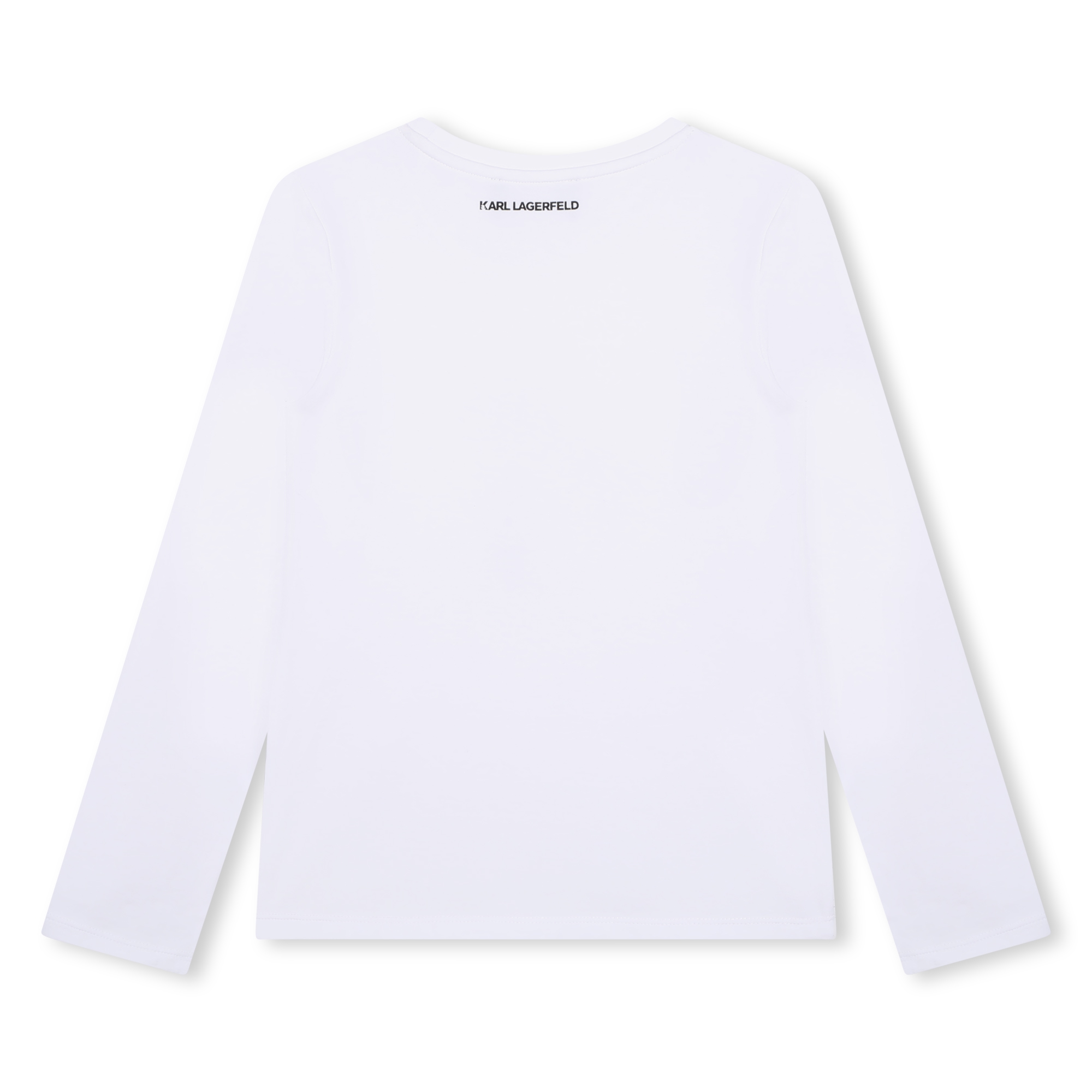 T-shirt con stampa applicata KARL LAGERFELD KIDS Per BAMBINA