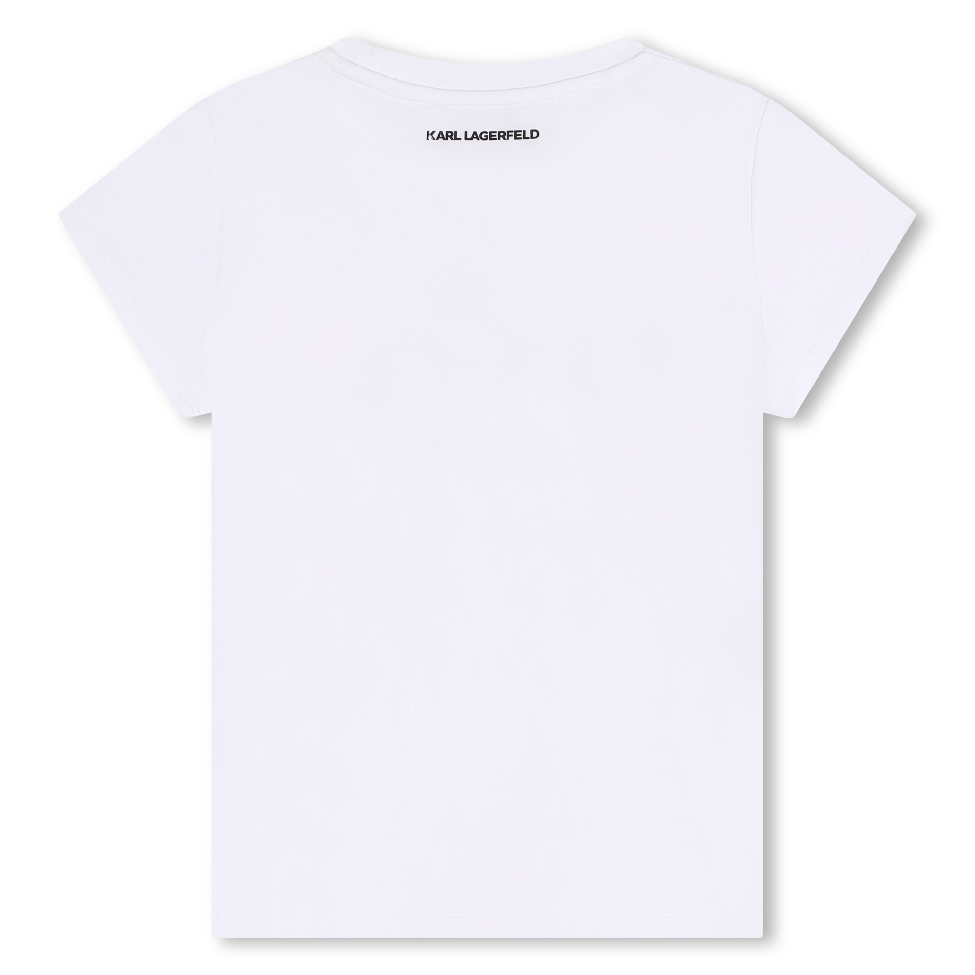 T-shirt avec imprimé placé KARL LAGERFELD KIDS pour FILLE