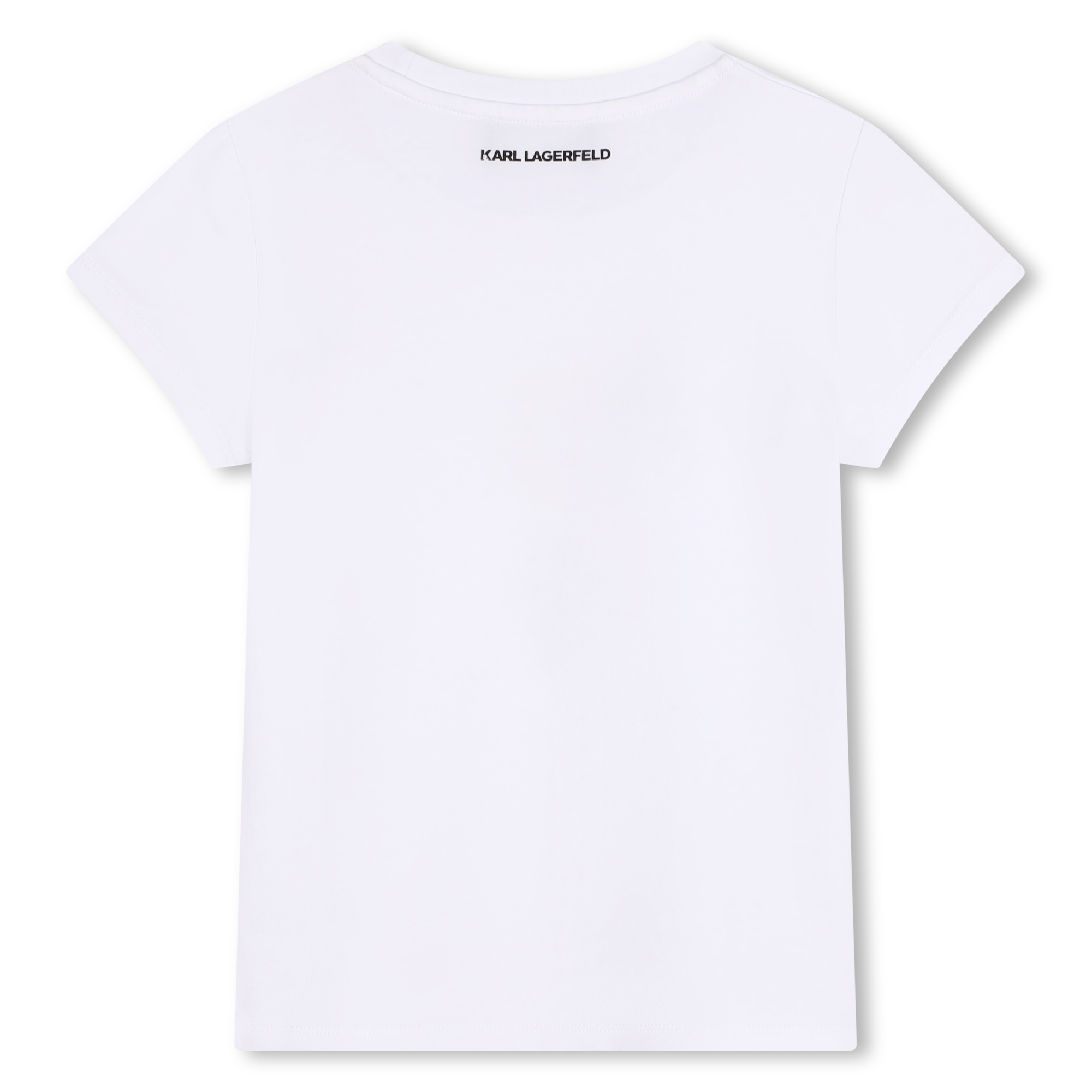 T-shirt con stampa applicata KARL LAGERFELD KIDS Per BAMBINA