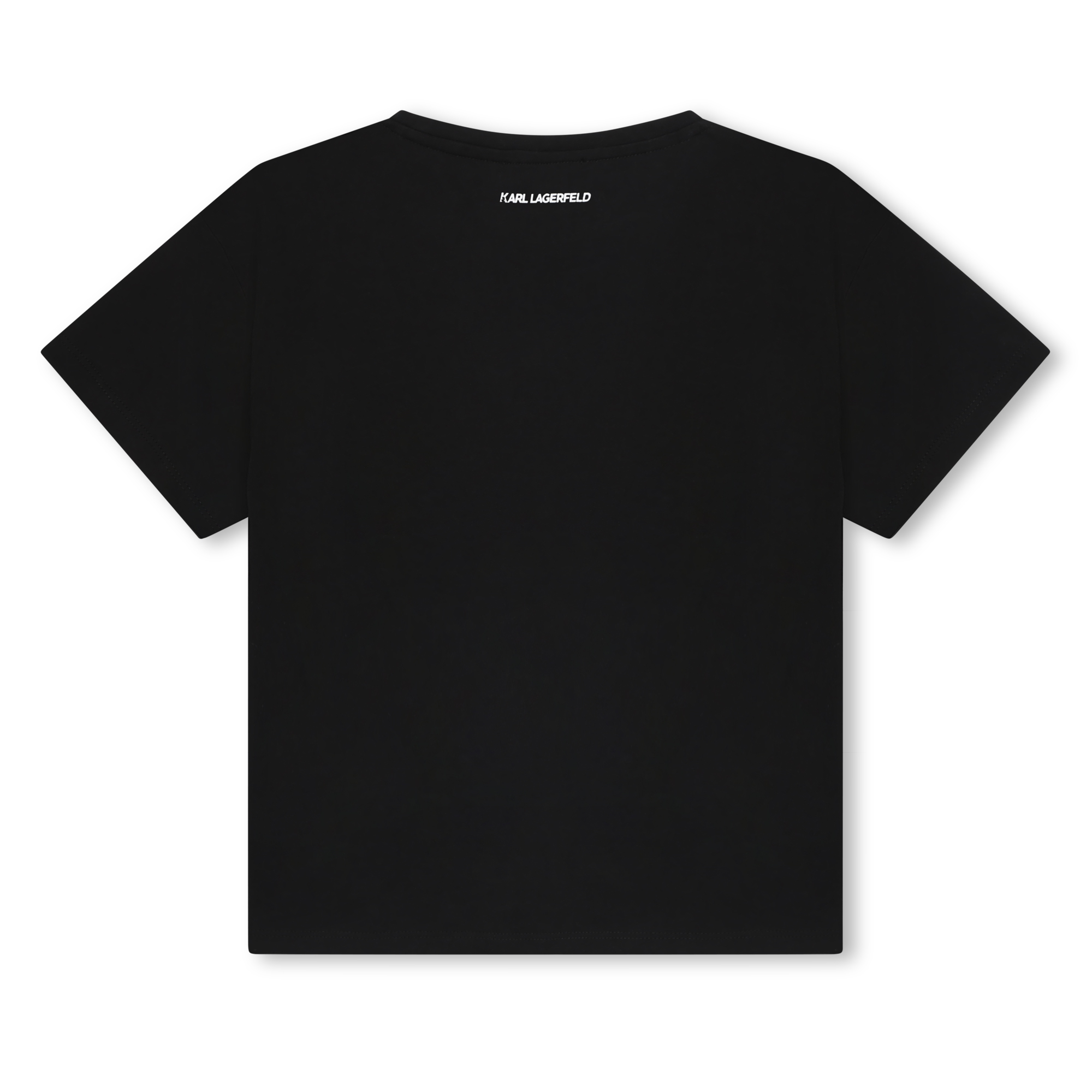 T-shirt met geborduurd logo KARL LAGERFELD KIDS Voor