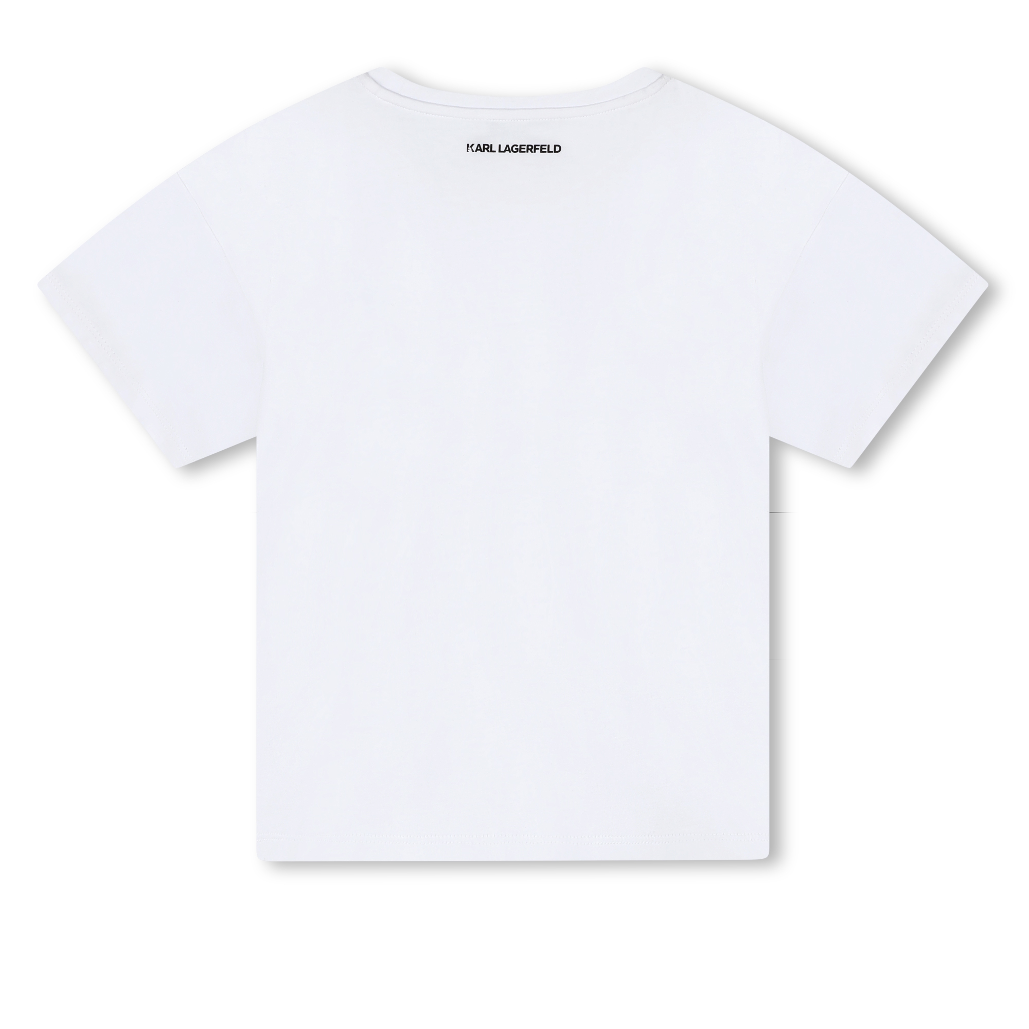 T-shirt con logo ricamato KARL LAGERFELD KIDS Per BAMBINA