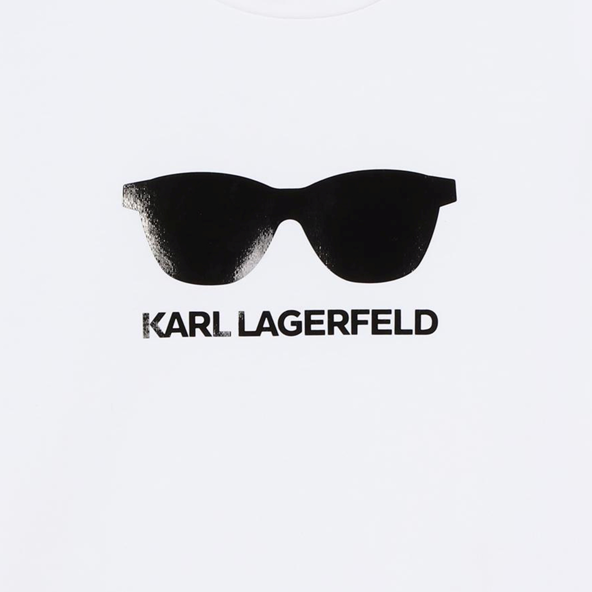 Camiseta con gafas estampadas KARL LARGERFELD KIDS para NIÑA