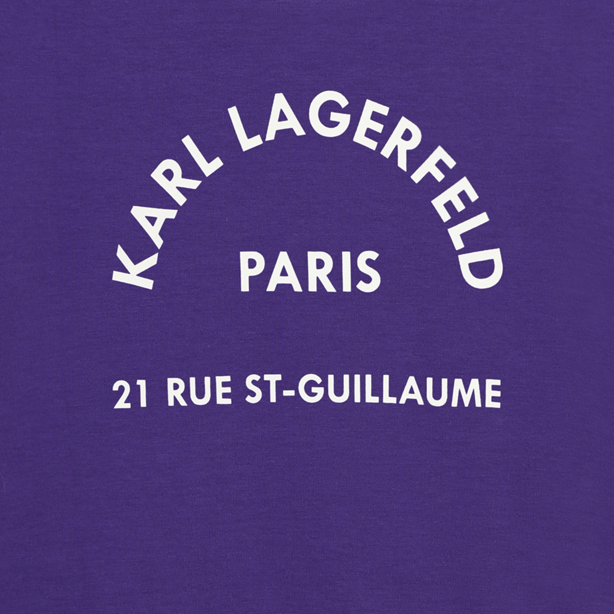 Sweatshirt with print KARL LAGERFELD KIDS for GIRL