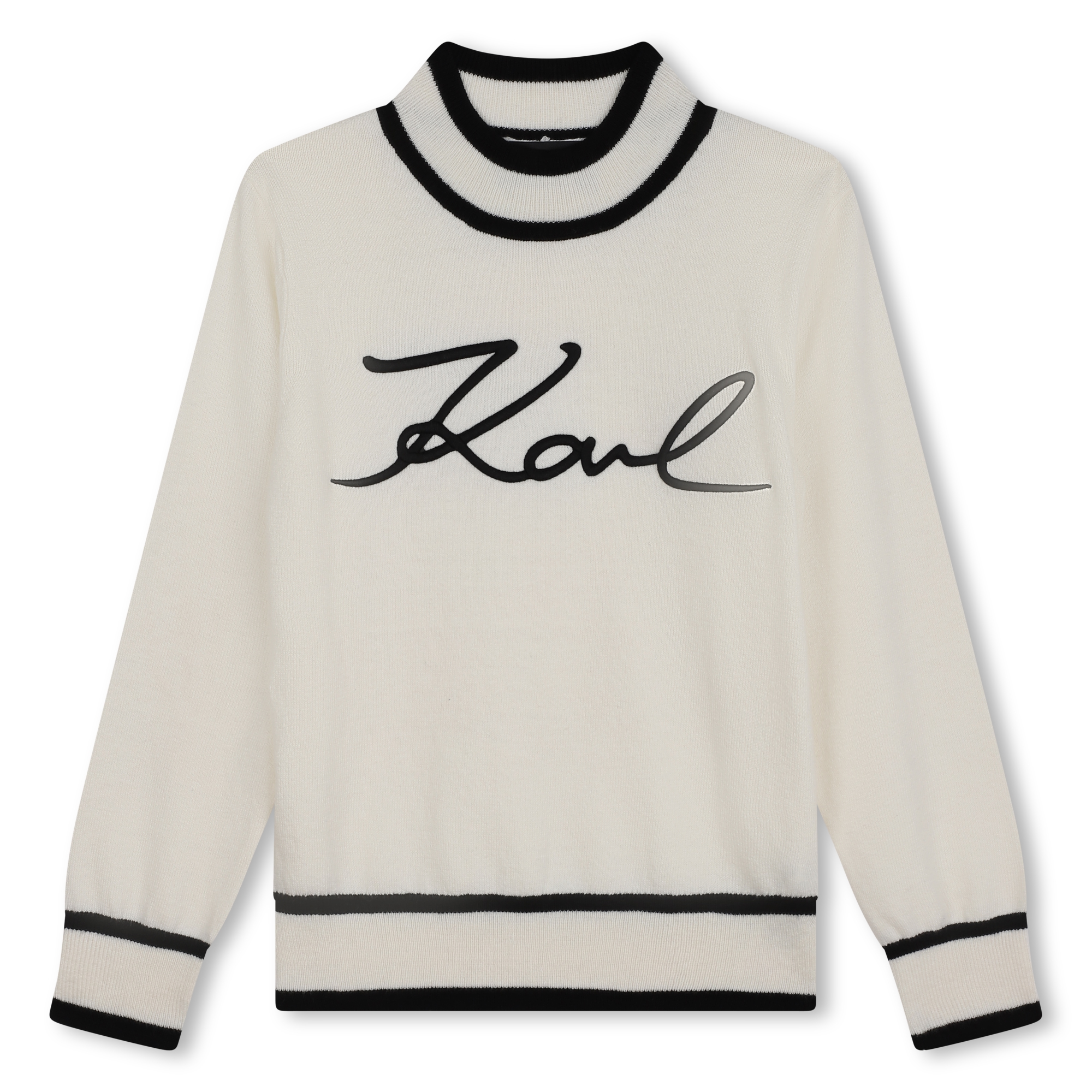 Pullover con ricamo logo KARL LAGERFELD KIDS Per BAMBINA