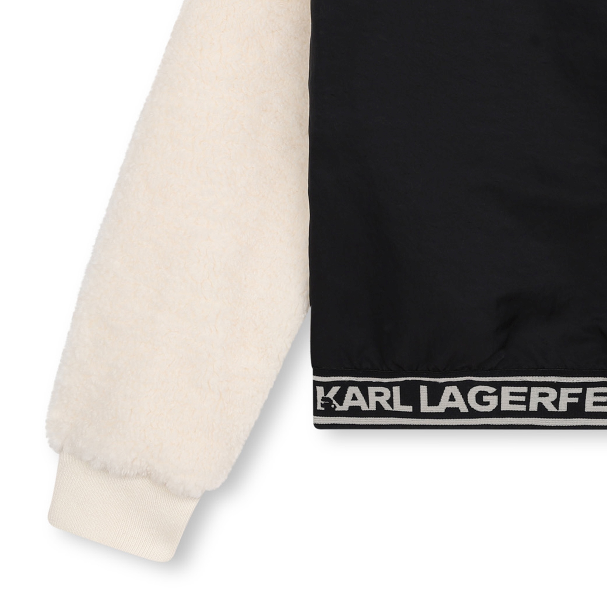 Sweatshirt aus 2 Materialien KARL LAGERFELD KIDS Für MÄDCHEN