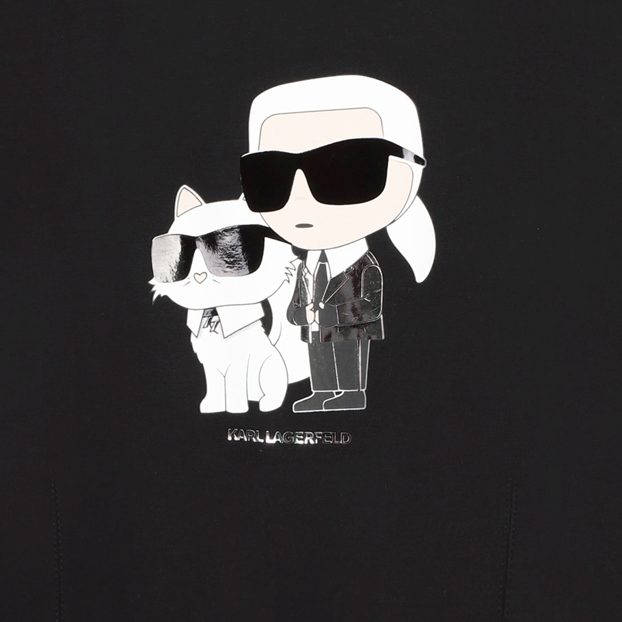 Felpa con stampa KARL LAGERFELD KIDS Per BAMBINA