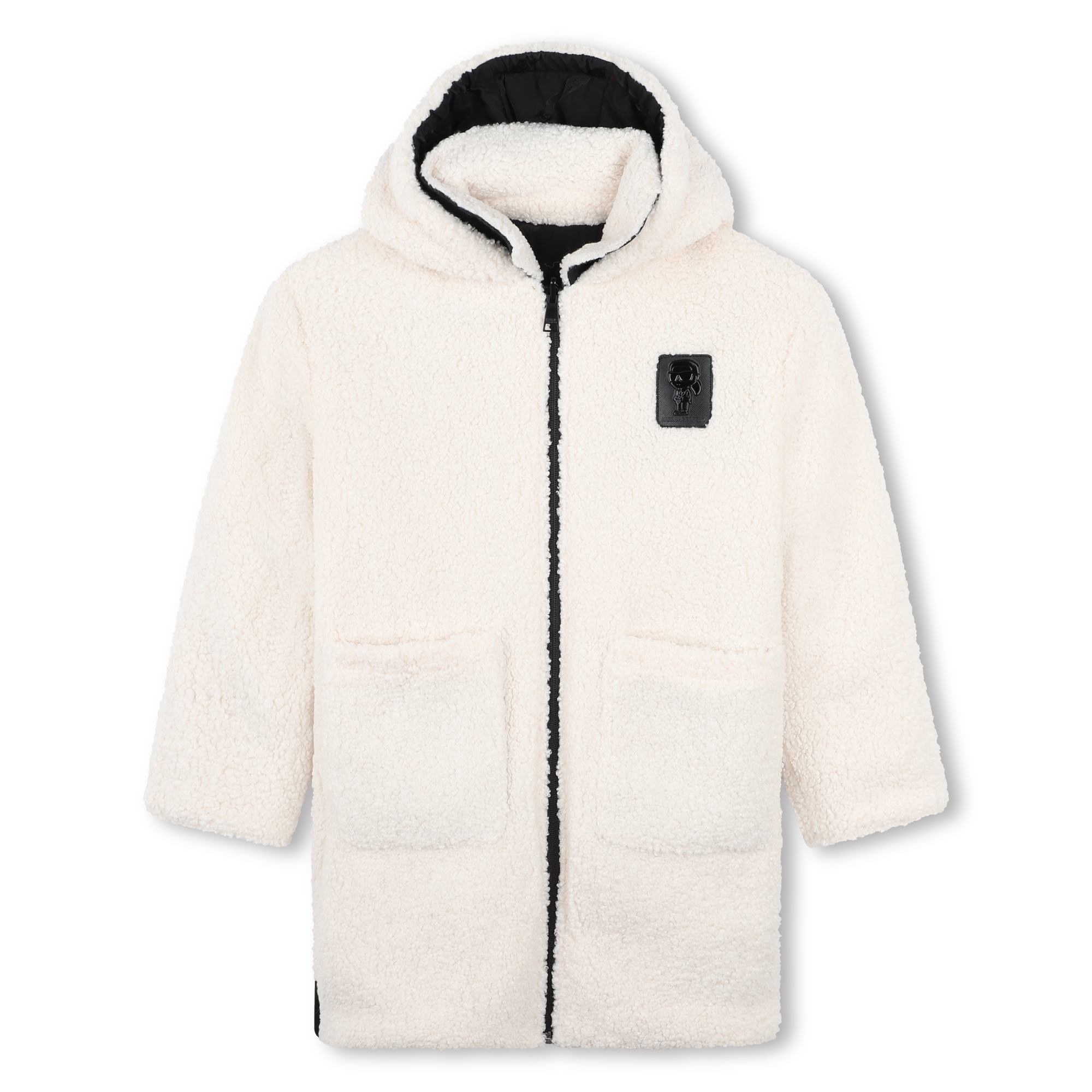 Parka double face cappuccio KARL LAGERFELD KIDS Per BAMBINA