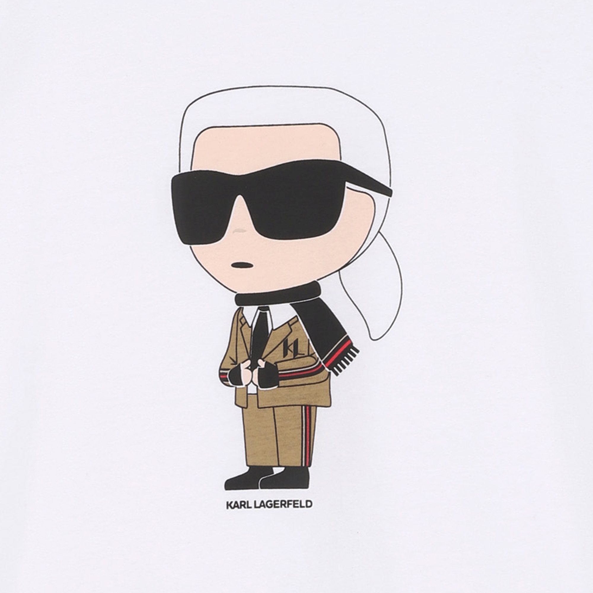 Kurzärmliges Baumwoll-T-Shirt KARL LAGERFELD KIDS Für JUNGE