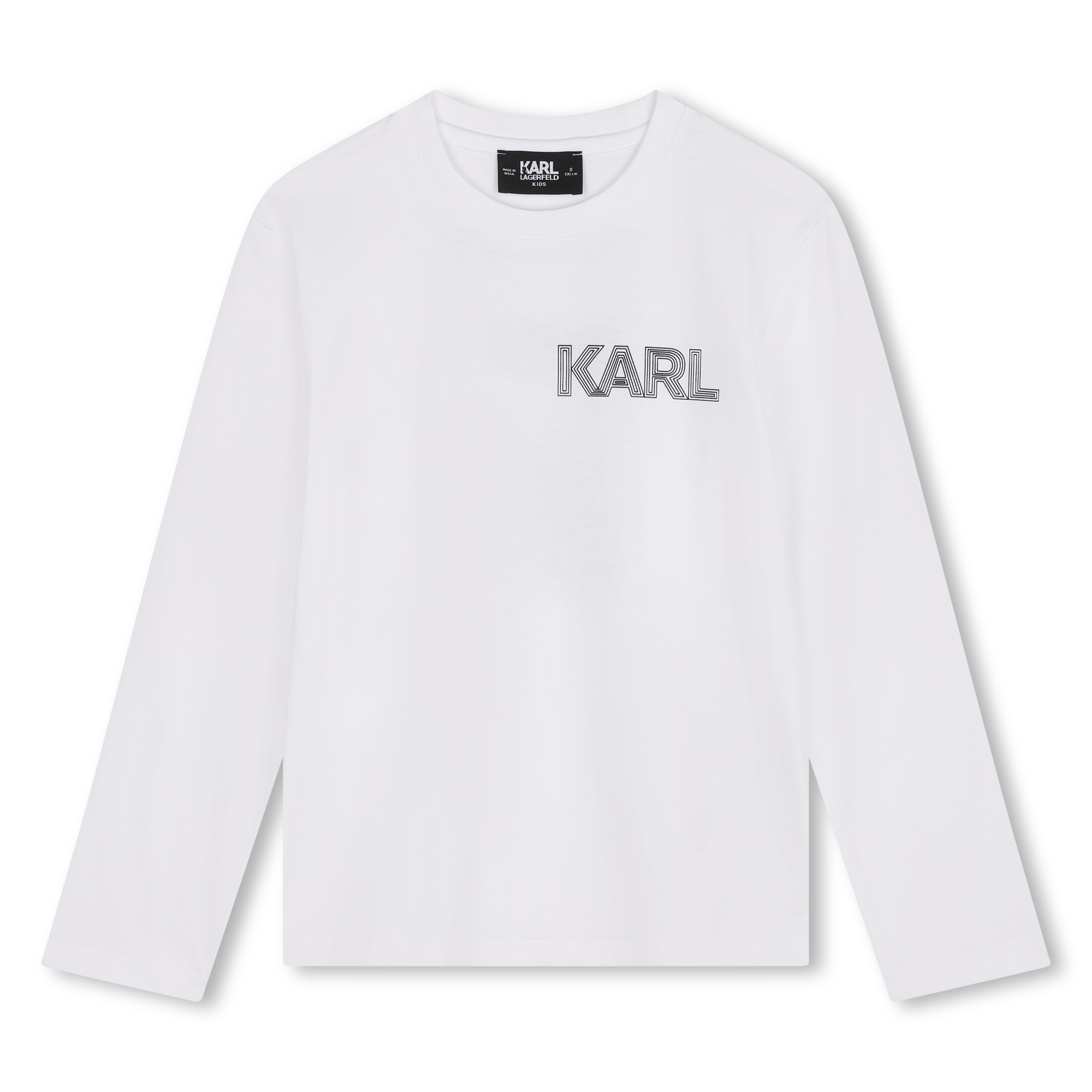 T-shirt  manches longues KARL LAGERFELD KIDS pour GARCON