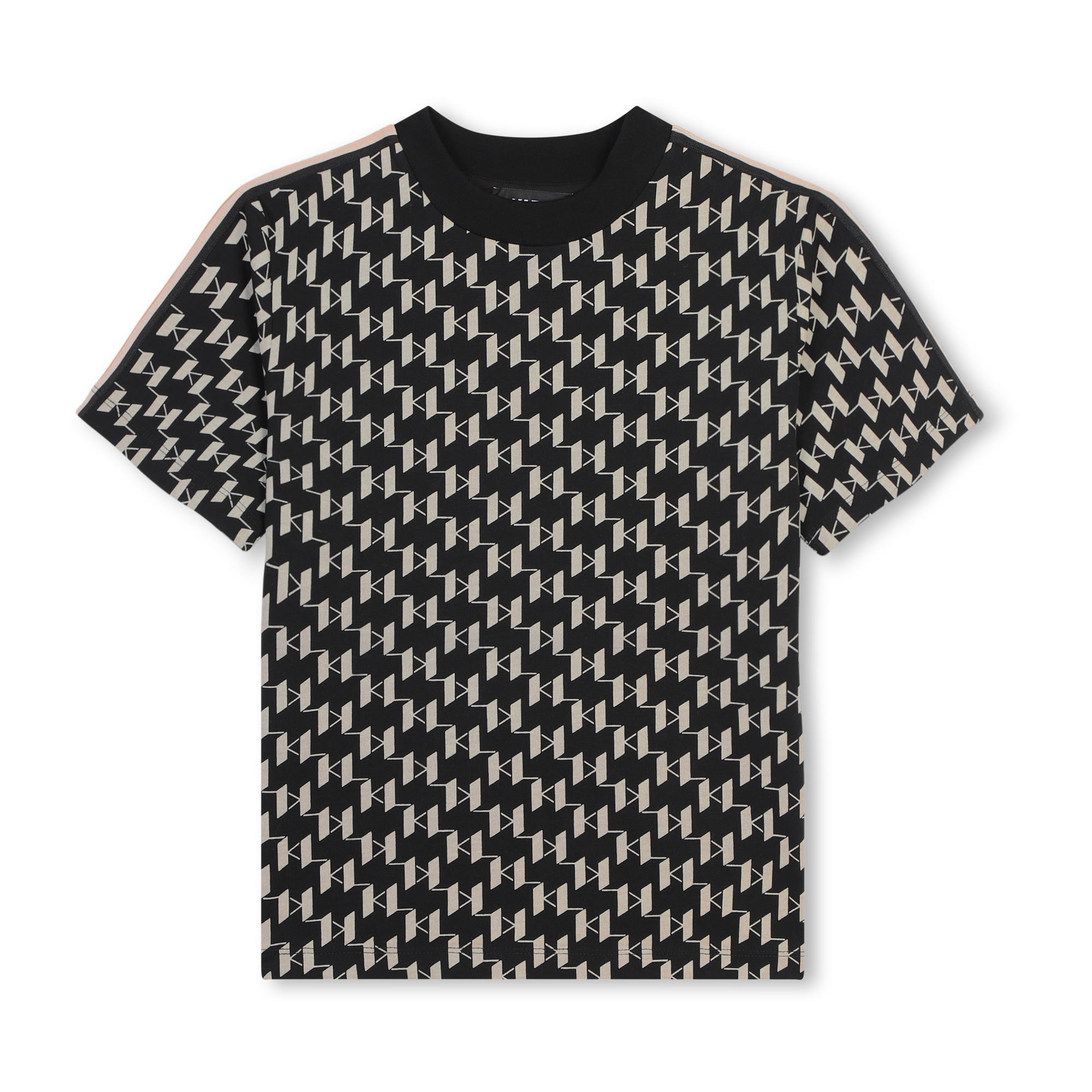 Short-sleeved cotton T-shirt KARL LAGERFELD KIDS for BOY