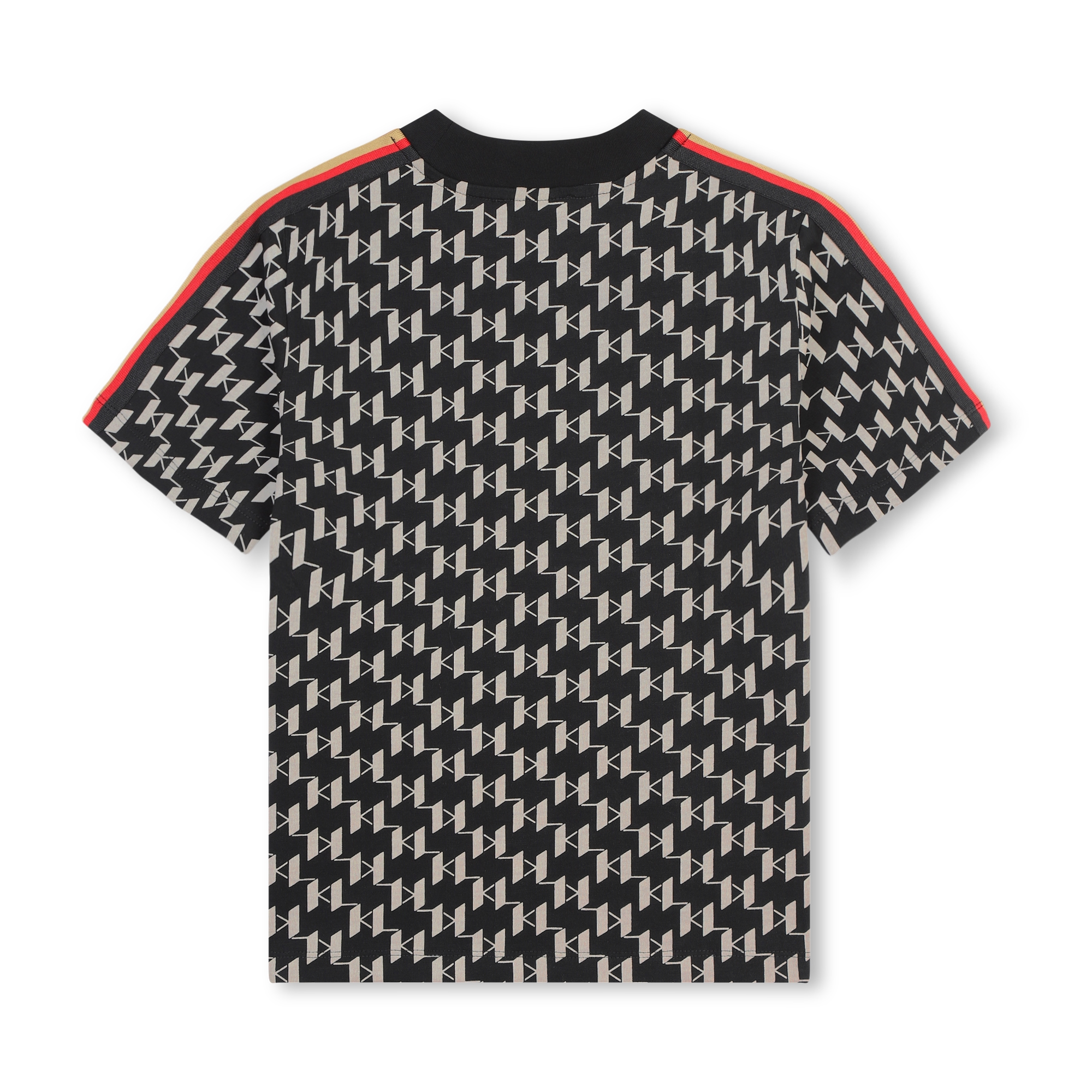 T-shirt coton manches courtes KARL LAGERFELD KIDS pour GARCON