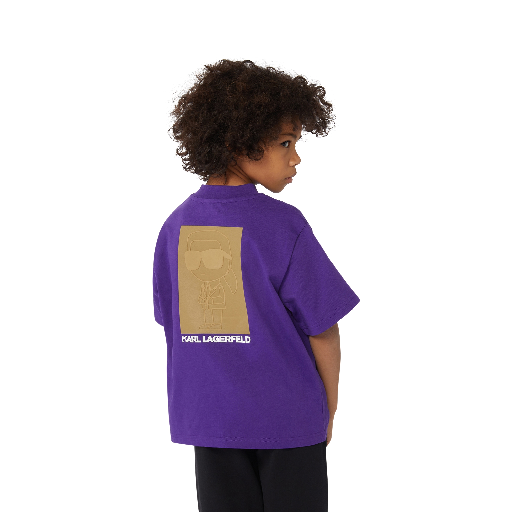 T-shirt manches courtes KARL LAGERFELD KIDS pour GARCON