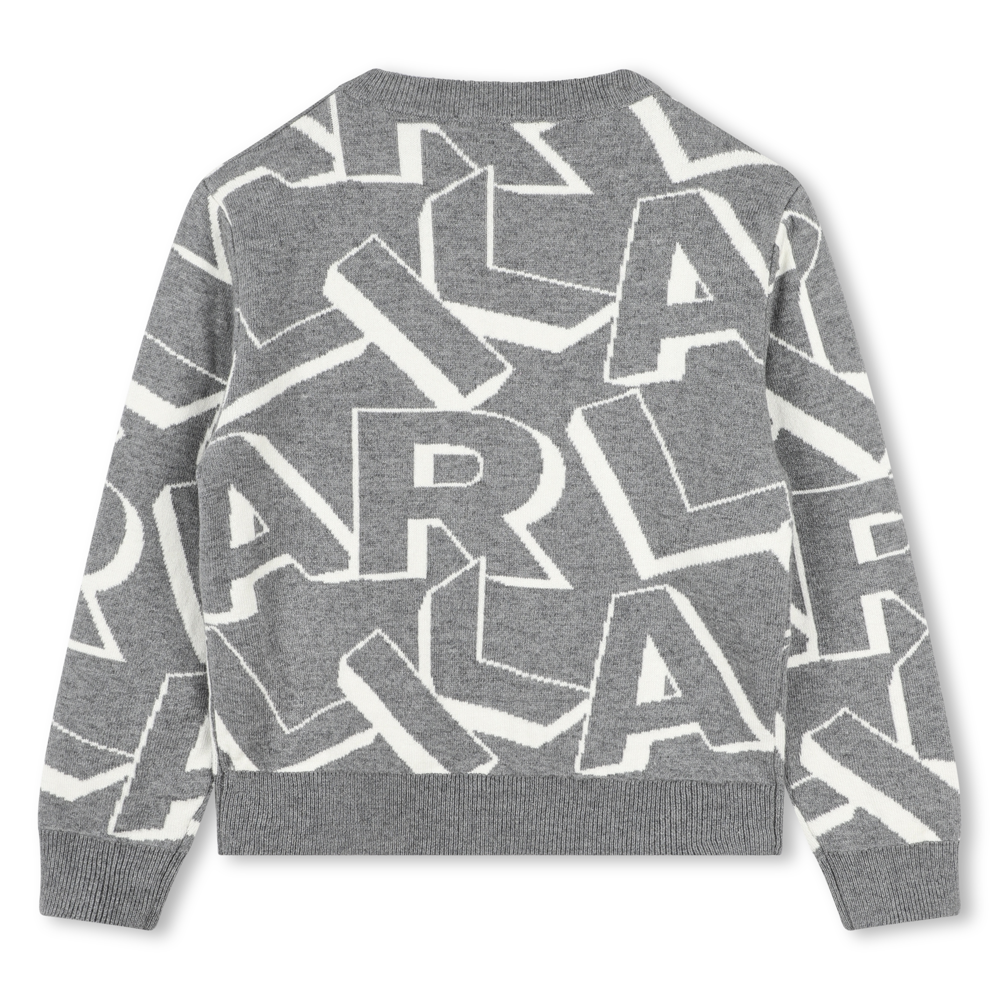 Pull en jacquard bicolore KARL LAGERFELD KIDS pour GARCON