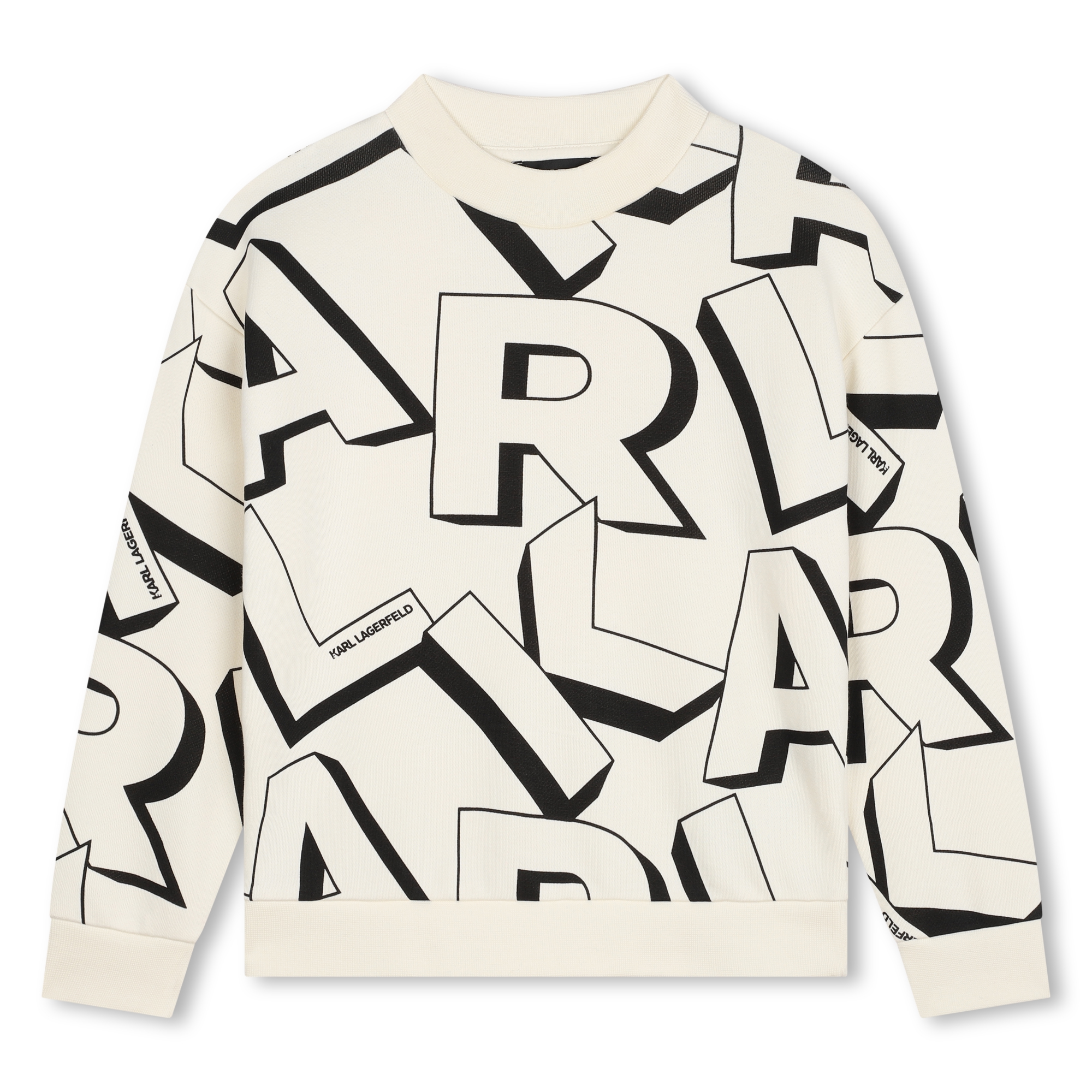 Printed jersey sweatshirt KARL LAGERFELD KIDS for BOY