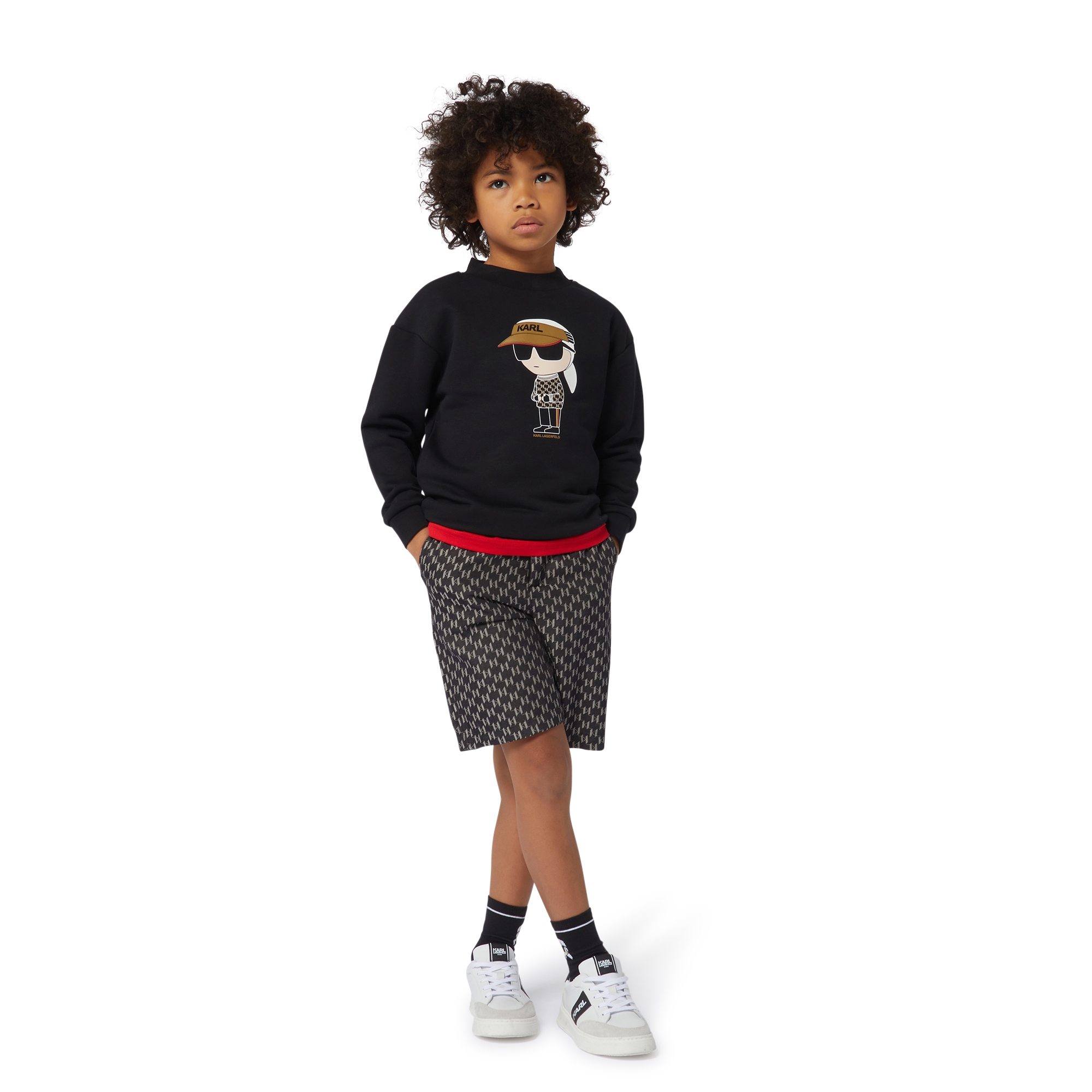 Sudadera de muletón KARL LARGERFELD KIDS para NIÑO