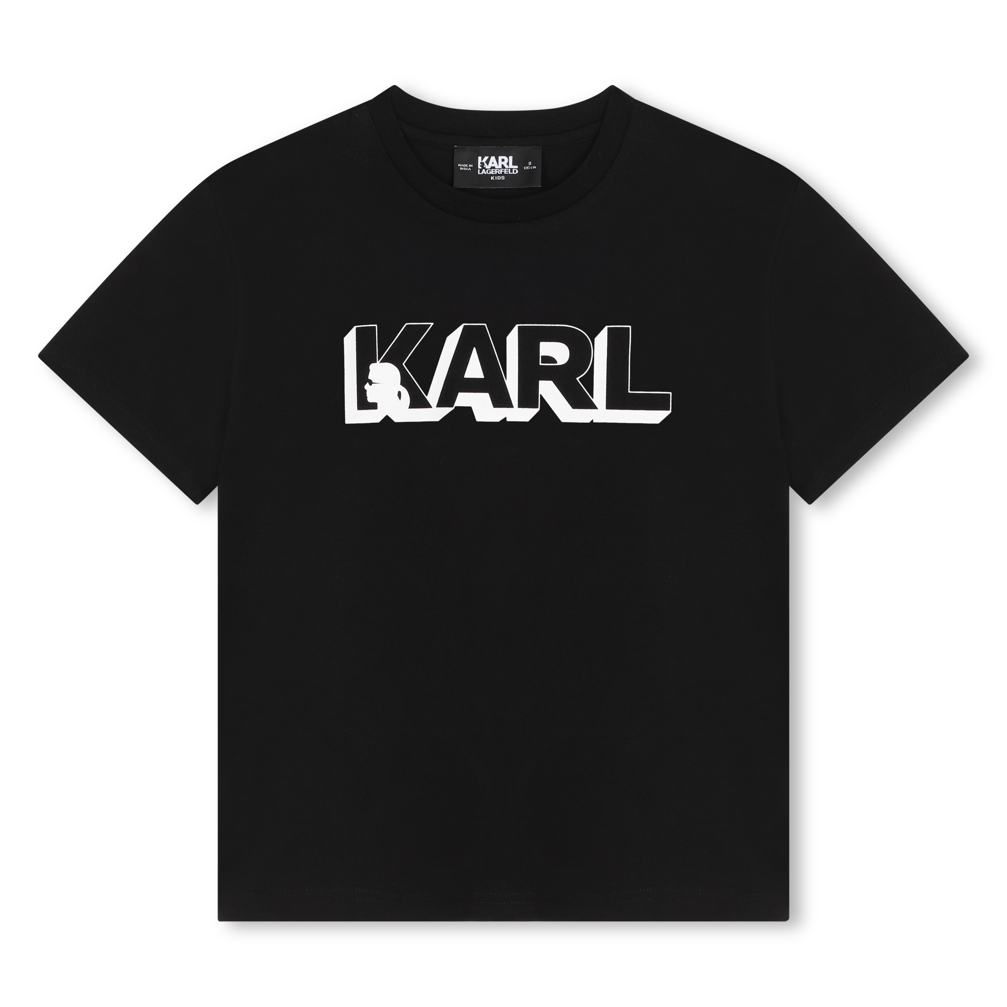 Kurzärmliges Baumwoll-Shirt KARL LAGERFELD KIDS Für JUNGE