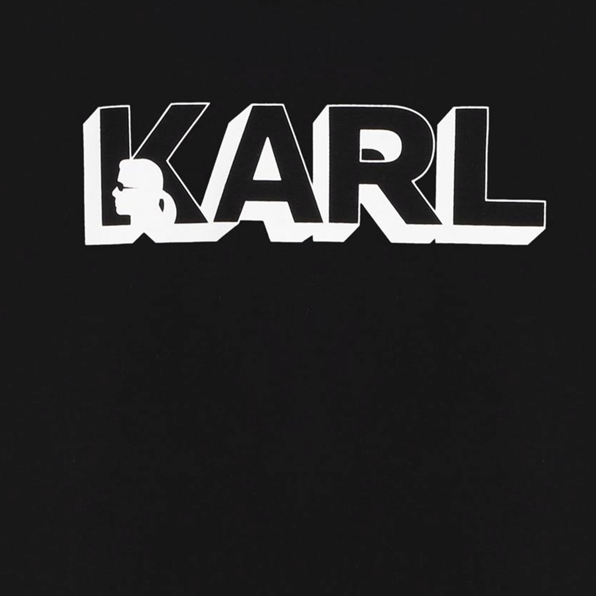 Kurzärmliges Baumwoll-Shirt KARL LAGERFELD KIDS Für JUNGE