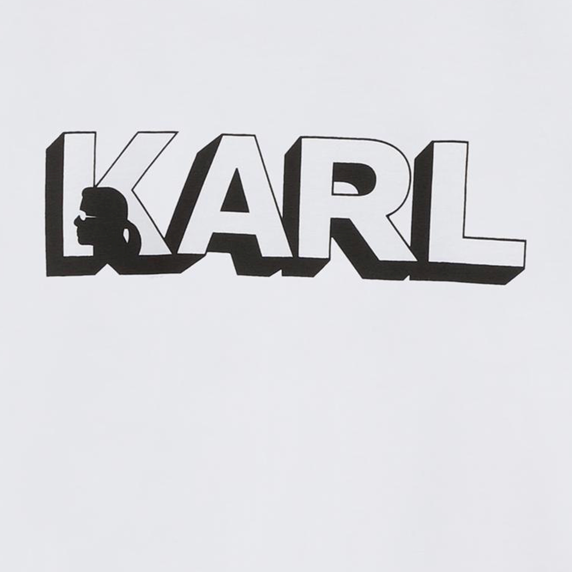 Kurzärmliges Baumwoll-Shirt KARL LAGERFELD KIDS Für JUNGE