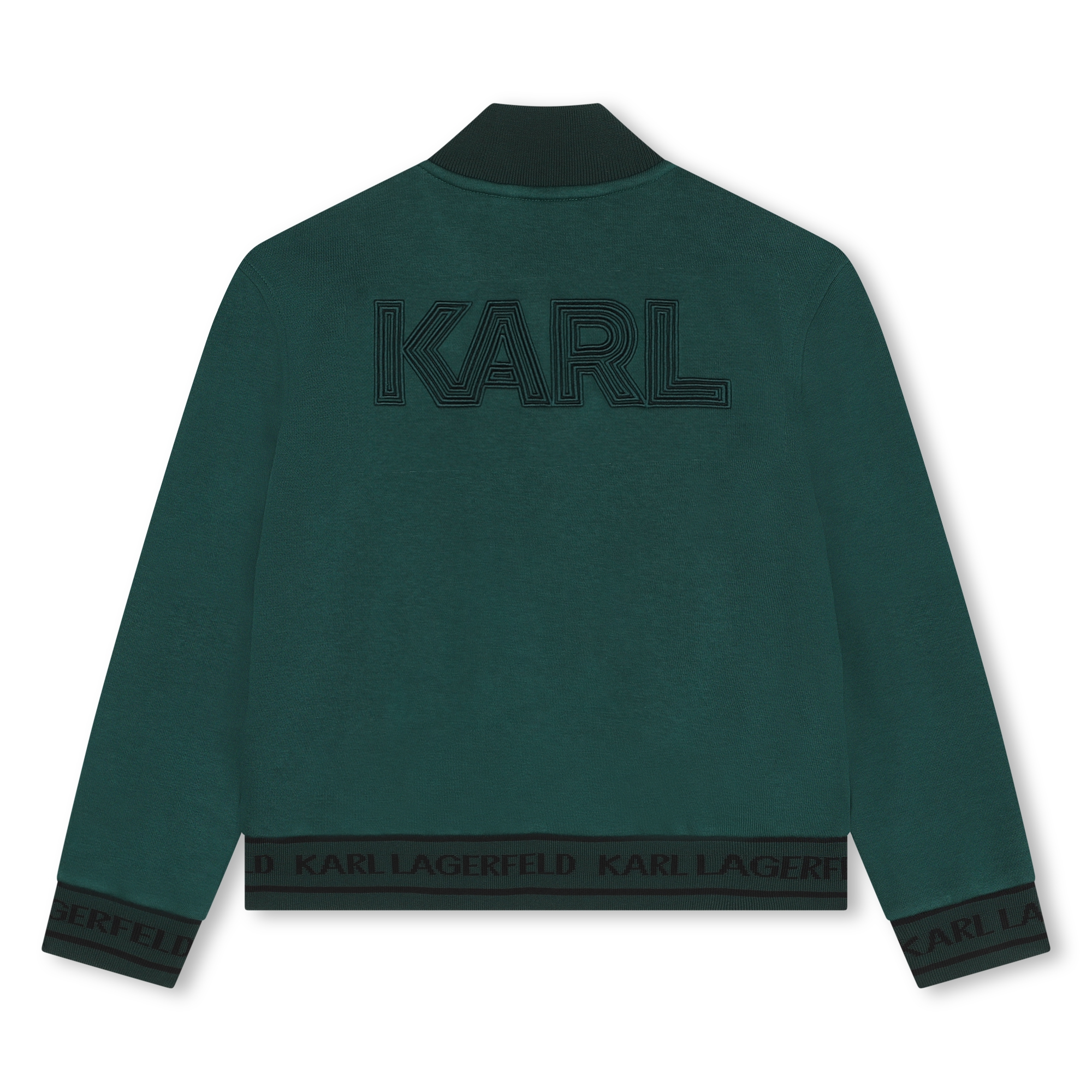 Chaqueta de chándal de muletón KARL LARGERFELD KIDS para NIÑO