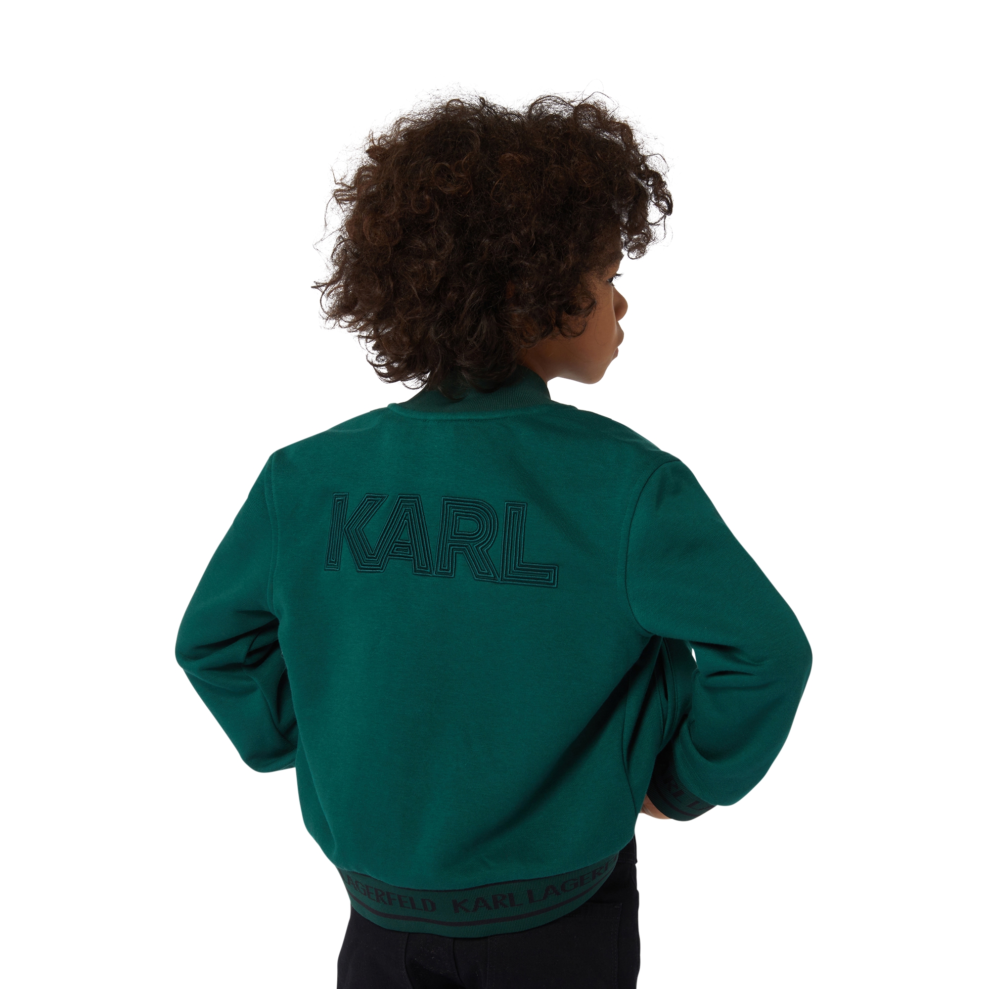 Bomber in felpa KARL LAGERFELD KIDS Per RAGAZZO