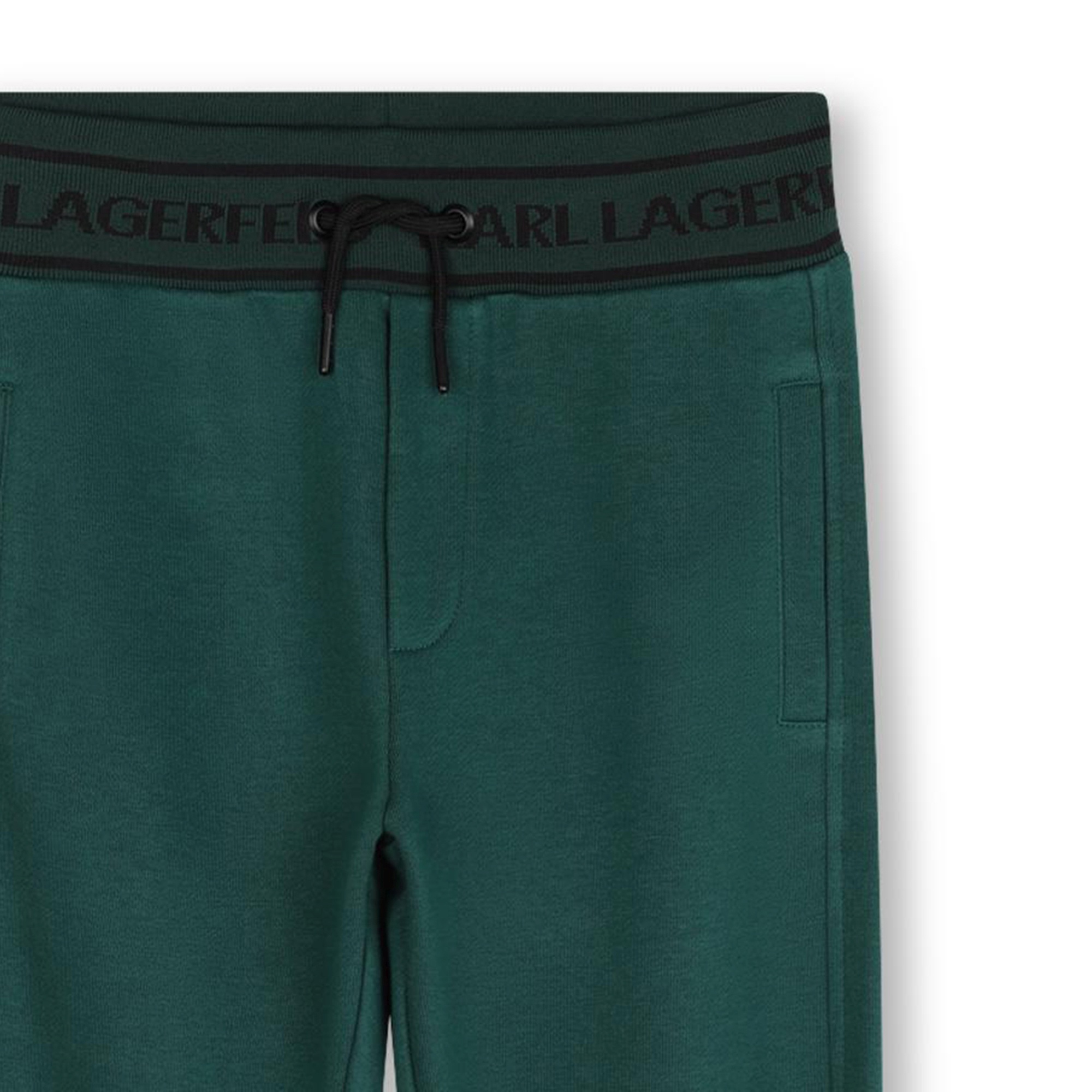 Pantalón de chándal de muletón KARL LARGERFELD KIDS para NIÑO