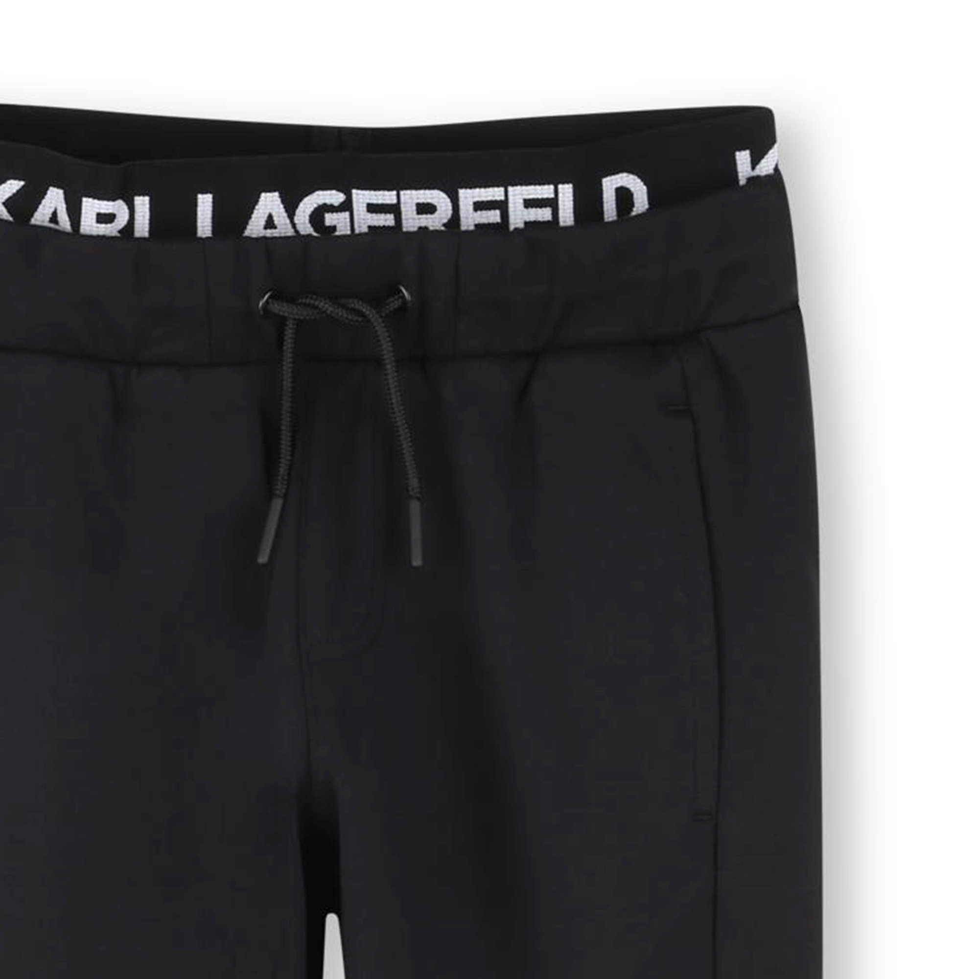 Jogging bottoms with pockets KARL LAGERFELD KIDS for BOY